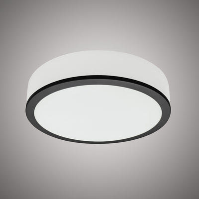 Eclips 14-in Matte Black Flush Mount Dimmable 20W