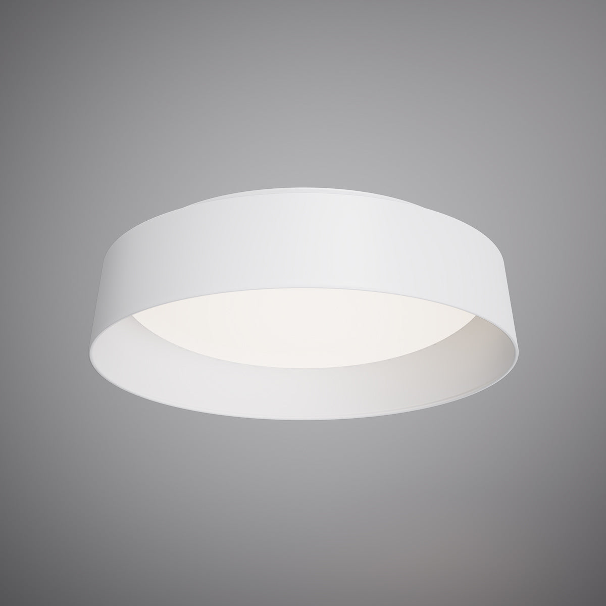 Pure 15-in Matte White Outside/White Inside Dimmable 26W