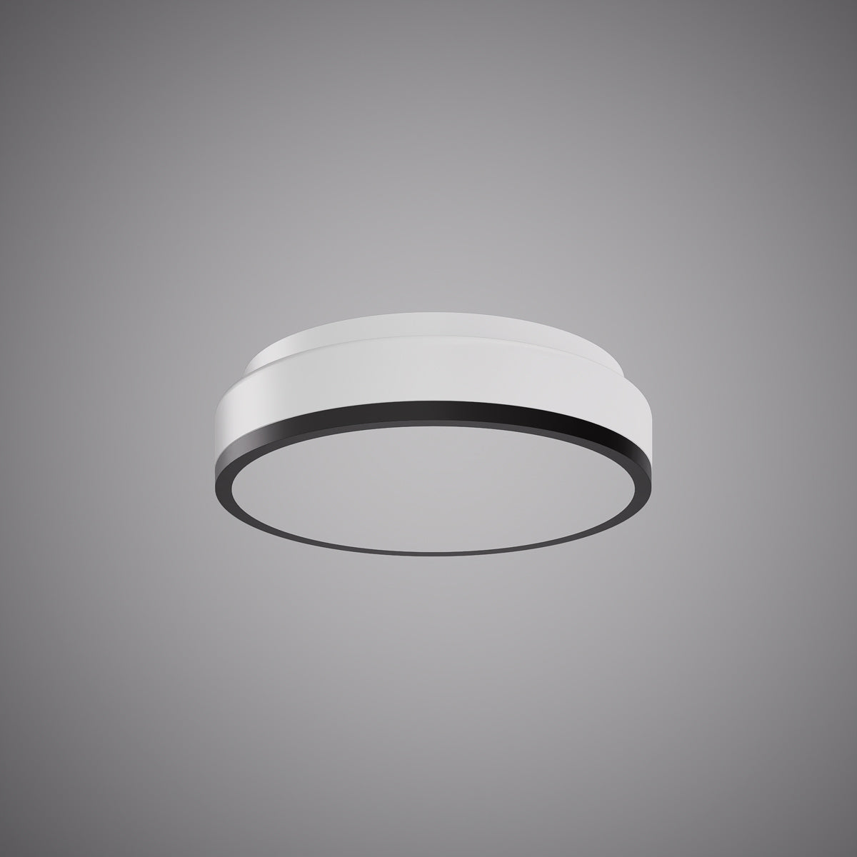Belmont 14-inch Matte Black Dimmable Flush Mount Ceiling Light