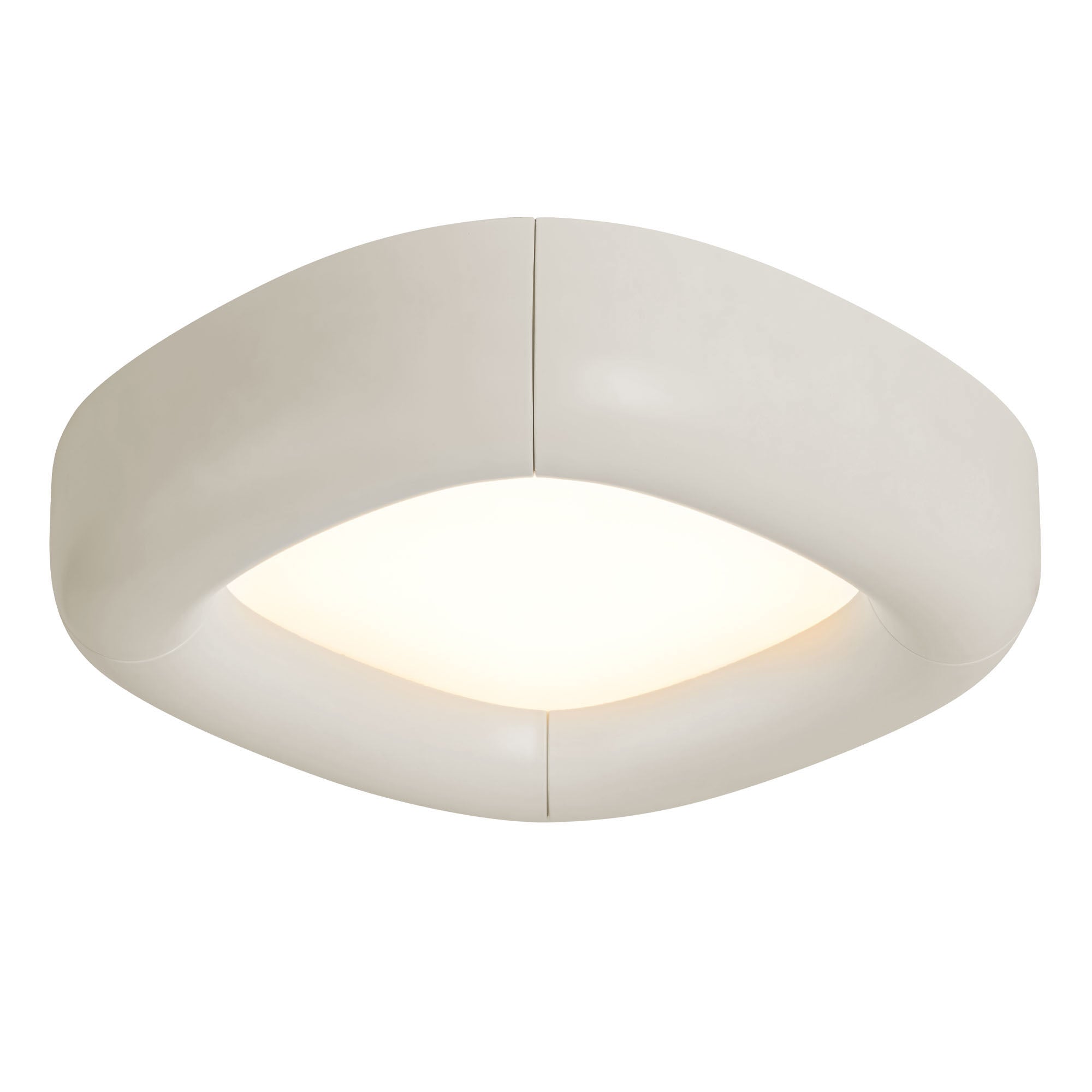 Folio 15-in Aluminum Flush Mount