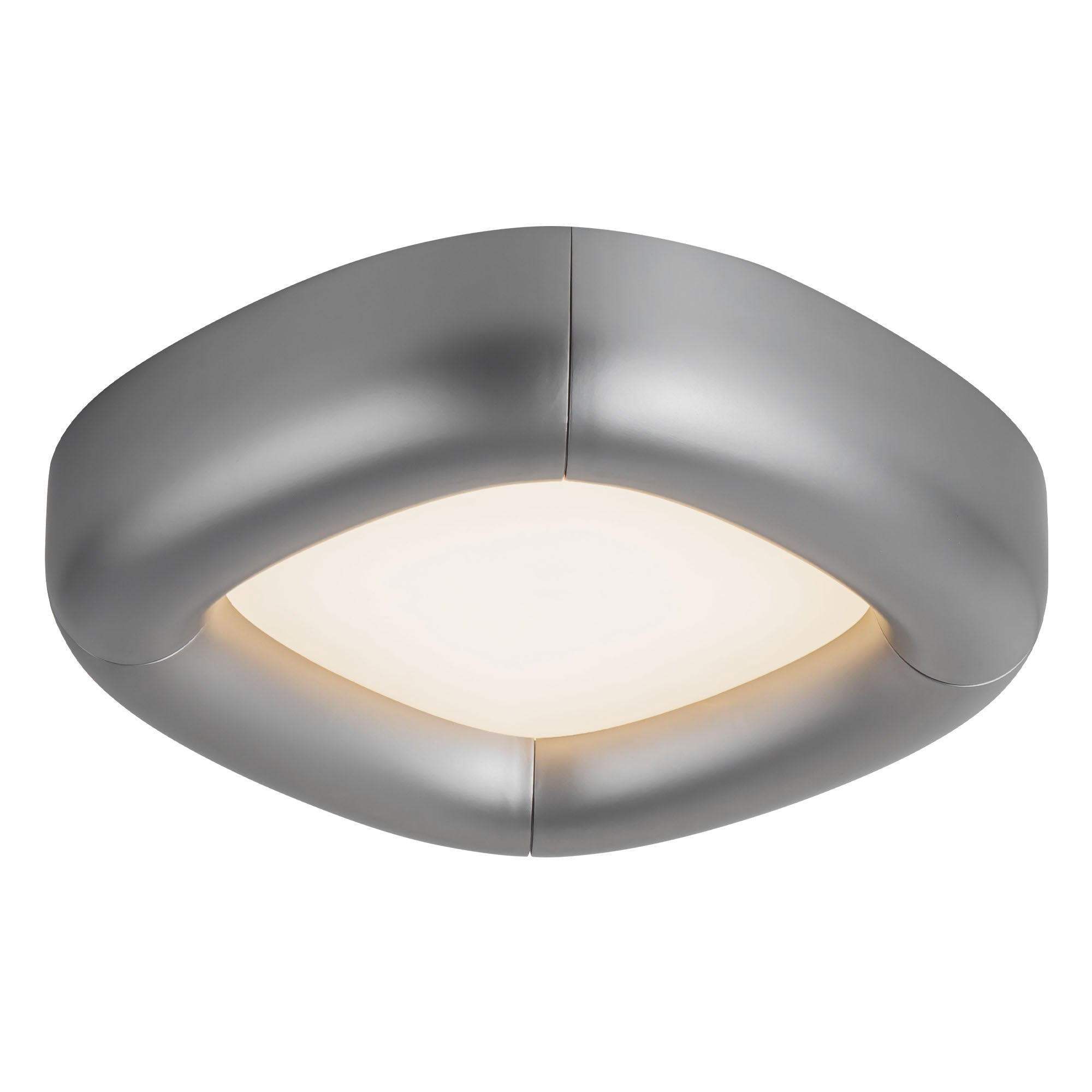 Folio 15-in Aluminum Flush Mount