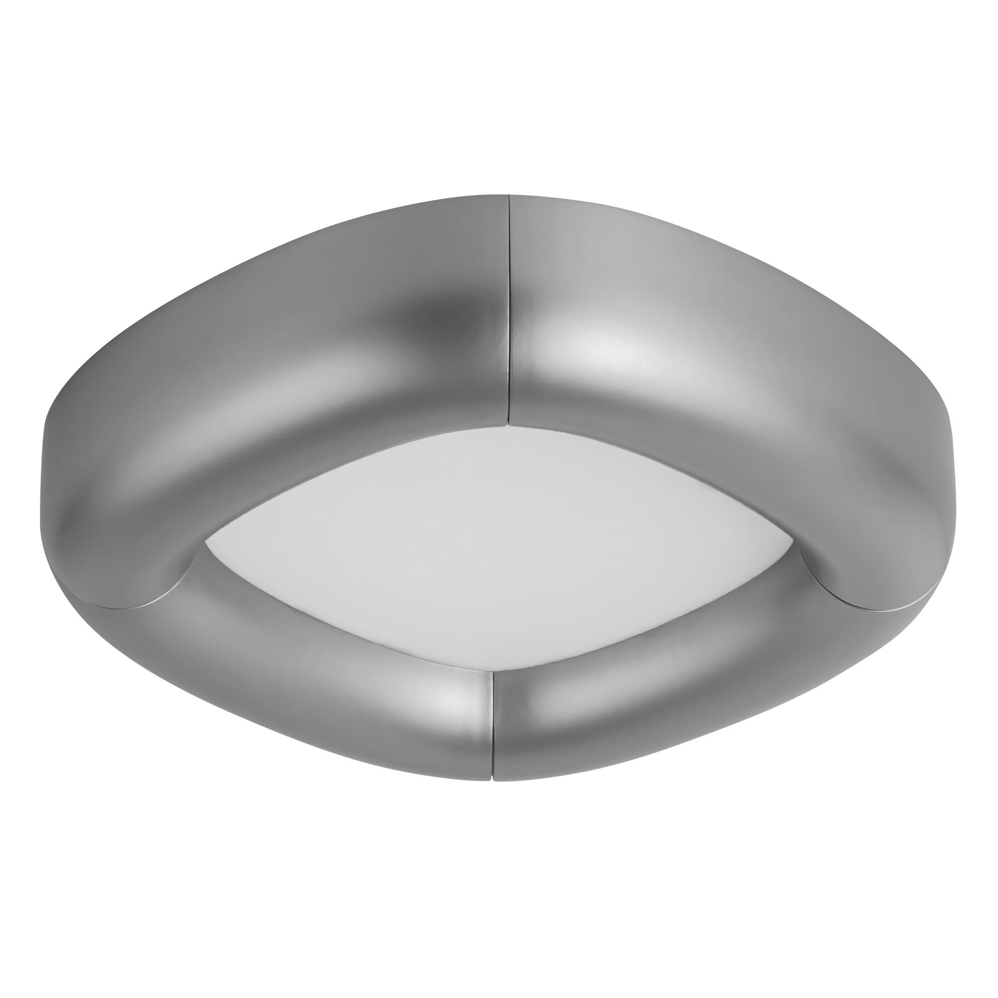 Folio 15-in Aluminum Flush Mount