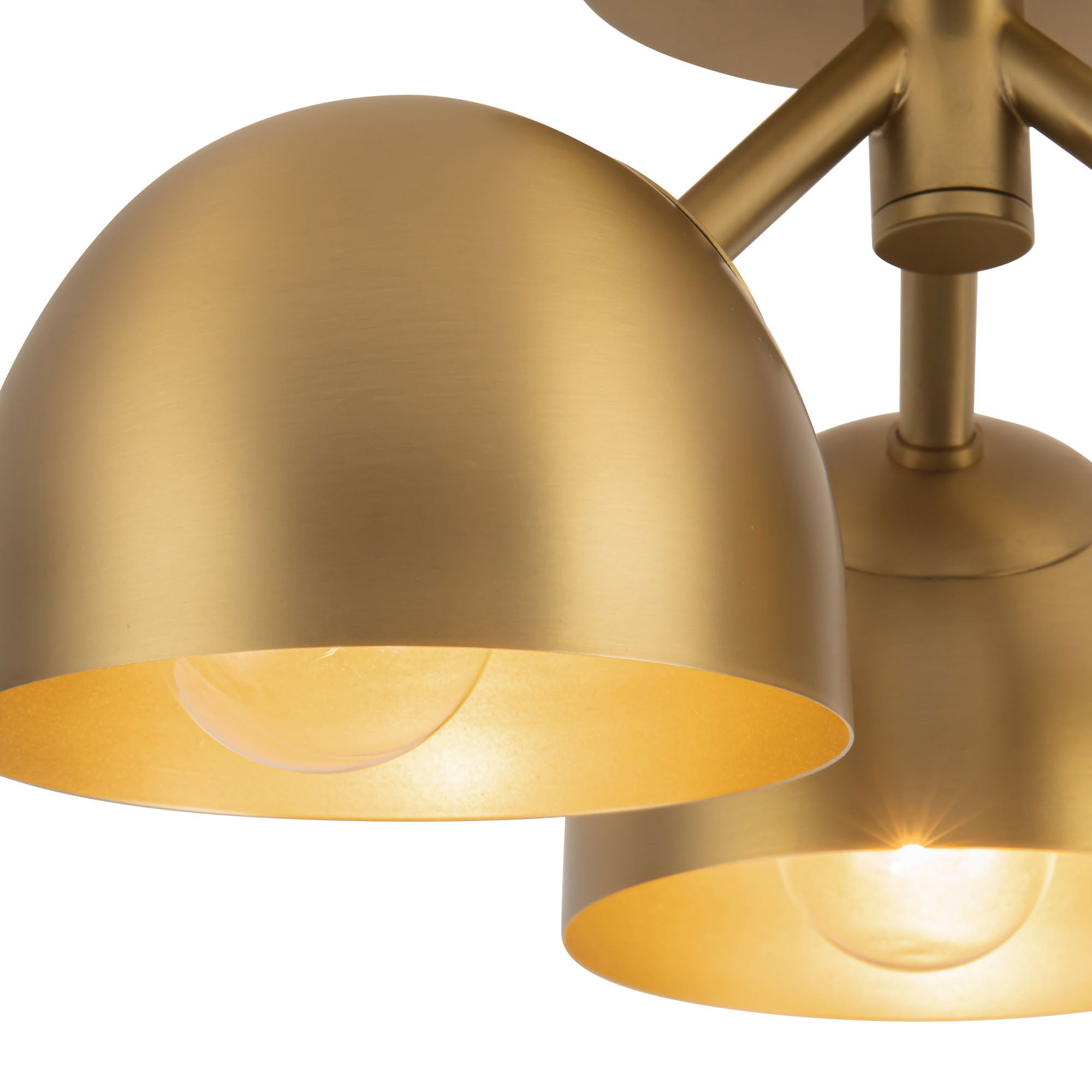 Fosso 13-in Steel Semi-Flush Mount