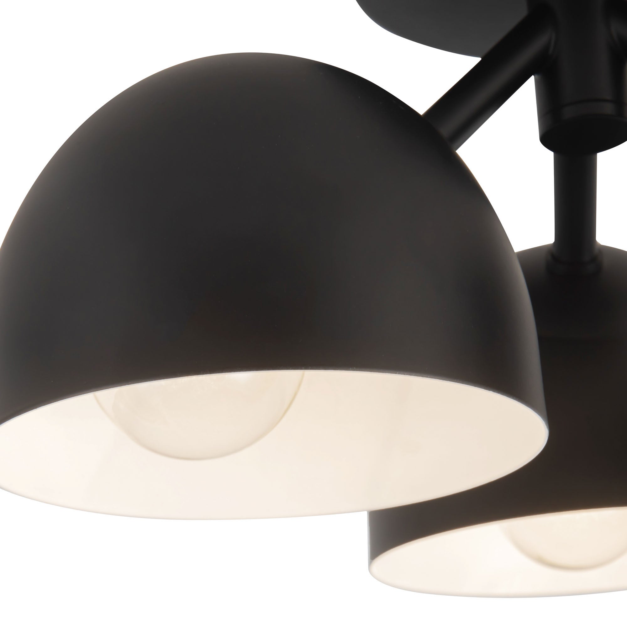 Fosso 13-in Steel Semi-Flush Mount