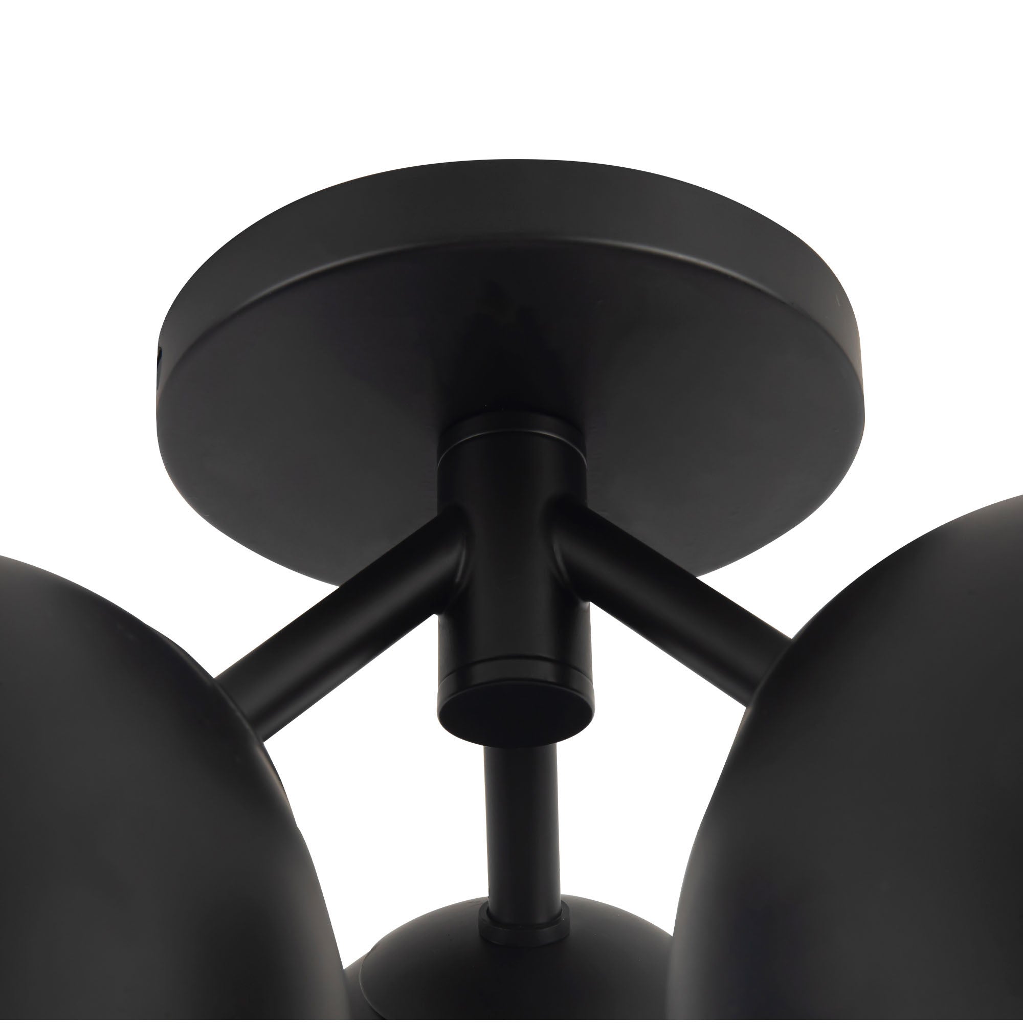 Fosso 13-in Steel Semi-Flush Mount