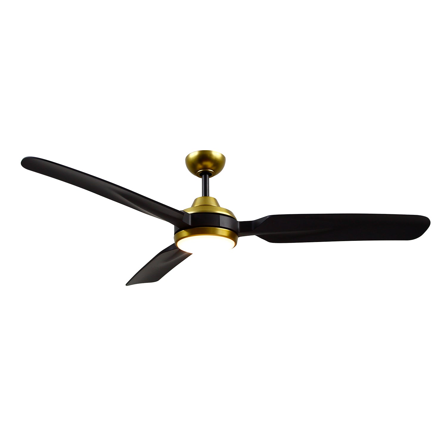 Fremont 60-in Brushed Gold Reversible DC LED Ceiling Fan
