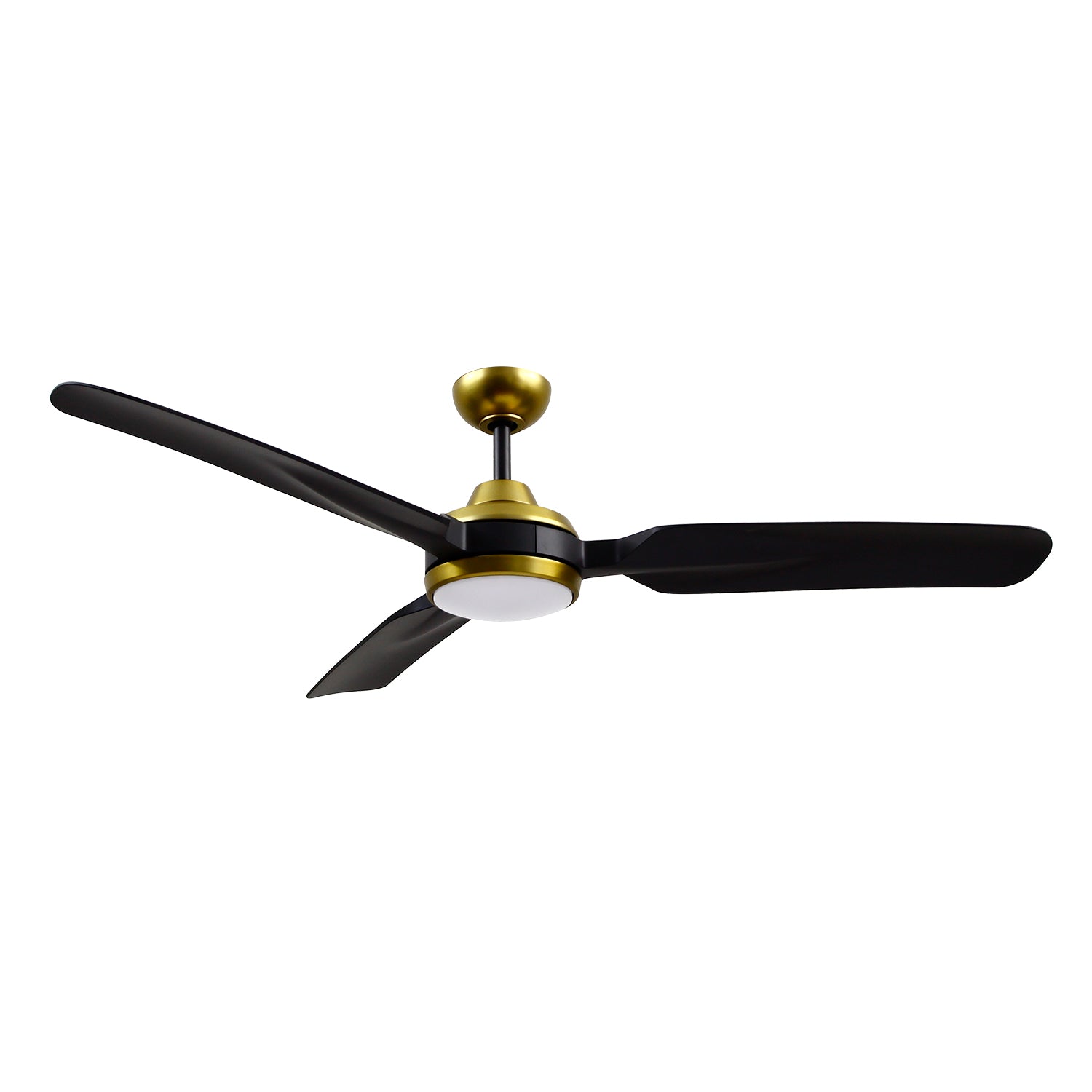 Fremont 60-in Brushed Gold Reversible DC LED Ceiling Fan
