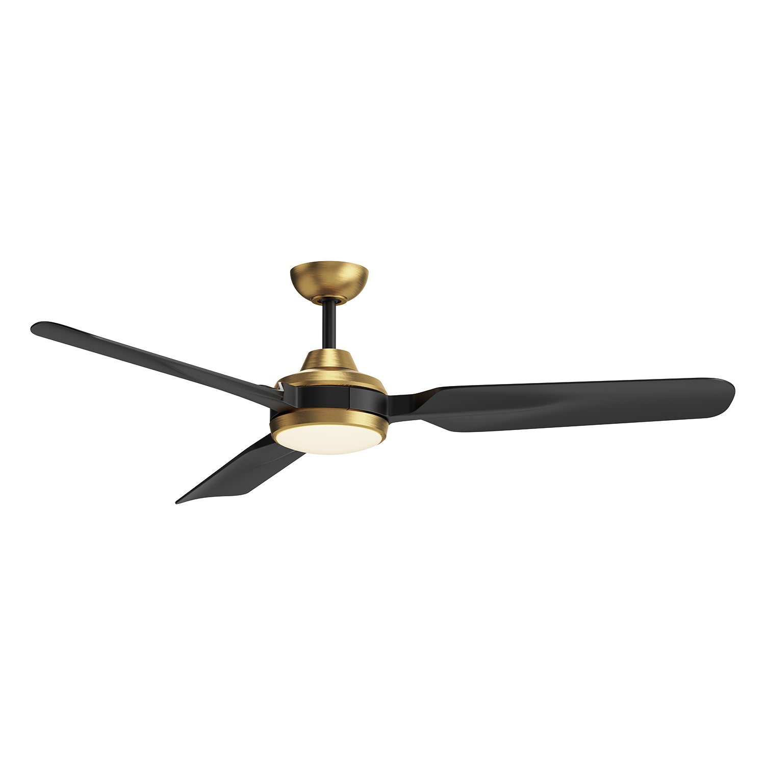 Fremont 60-in Brushed Gold Reversible DC LED Ceiling Fan