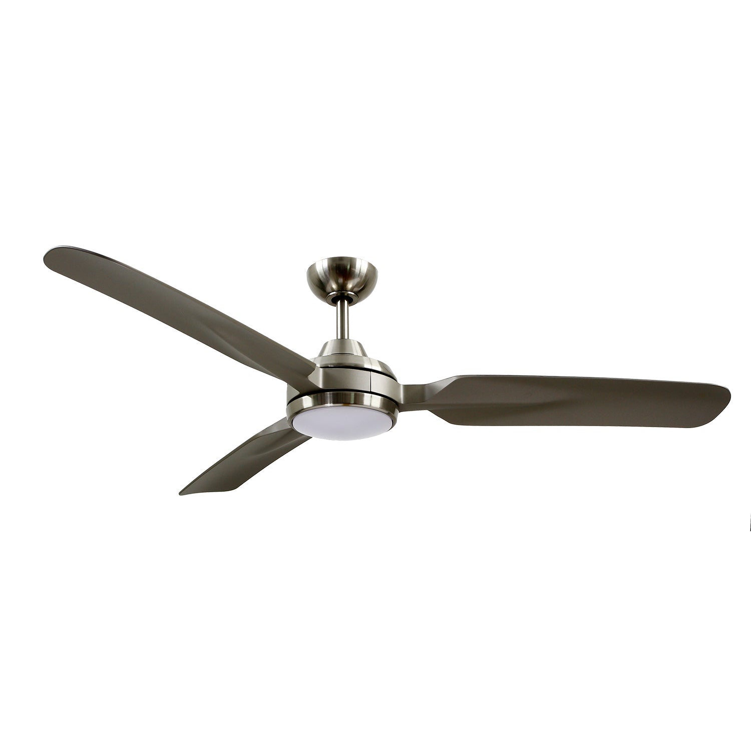 Fremont 60-in Brushed Nickel Reversible DC LED Ceiling Fan
