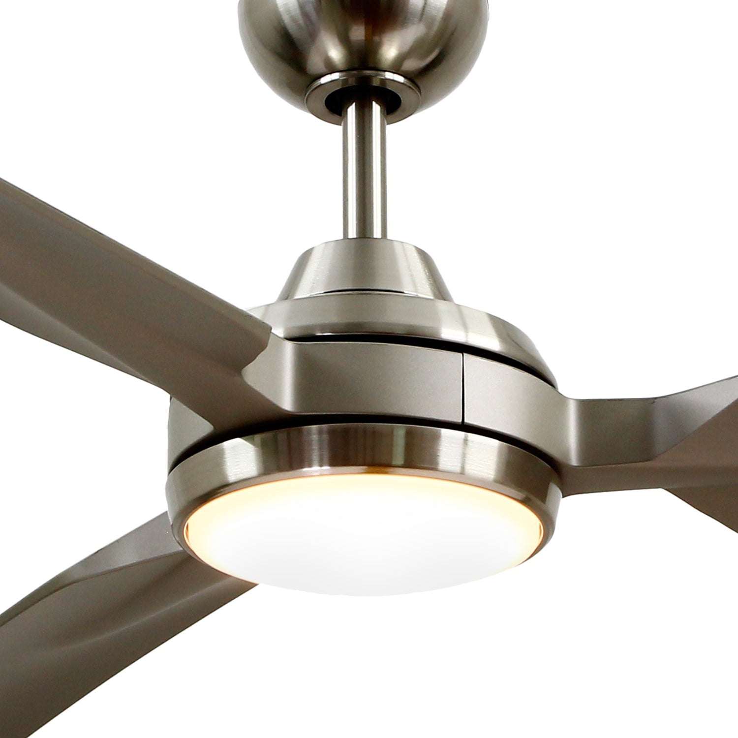Fremont 60-in Brushed Nickel Reversible DC LED Ceiling Fan