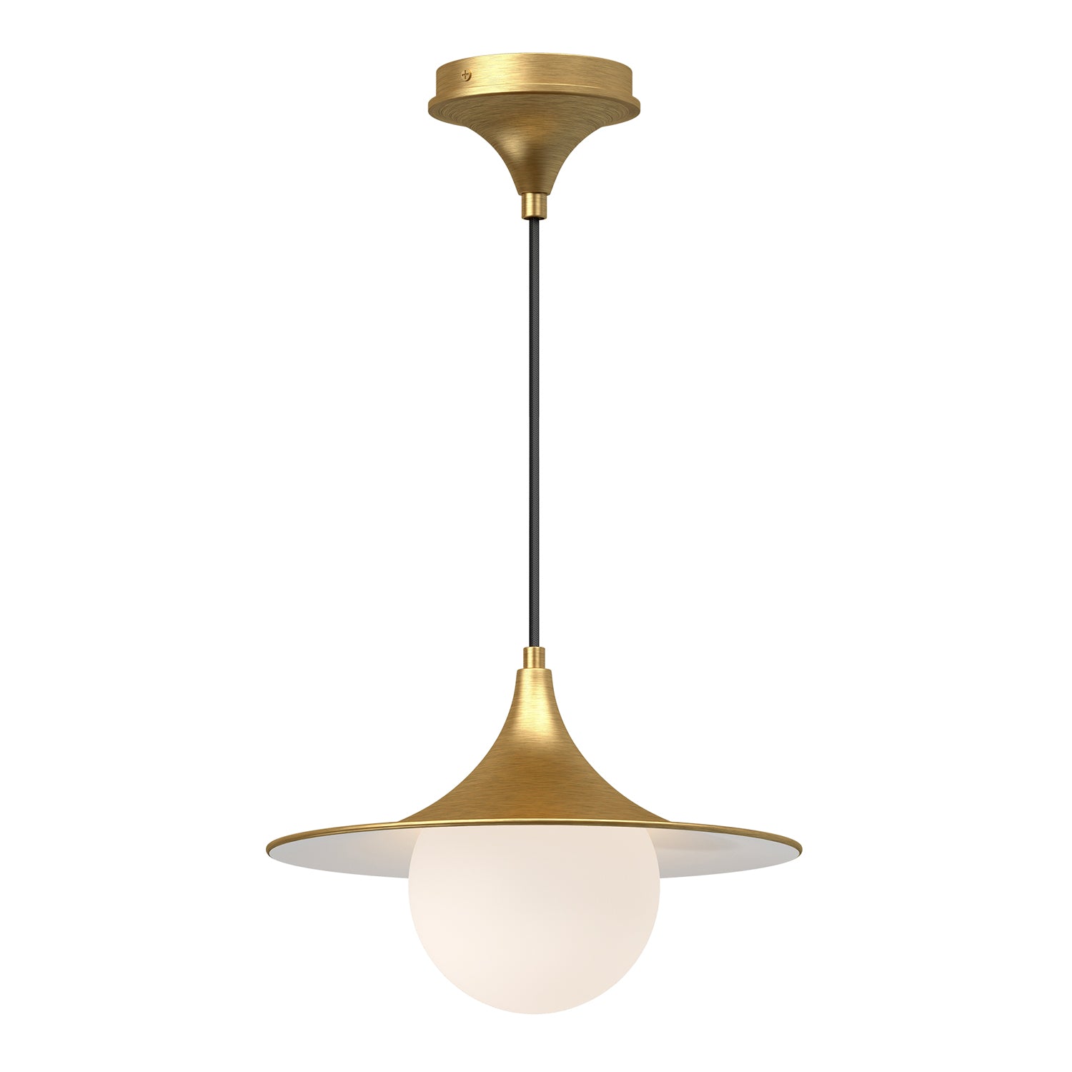 Fuji 12-in Steel Pendant
