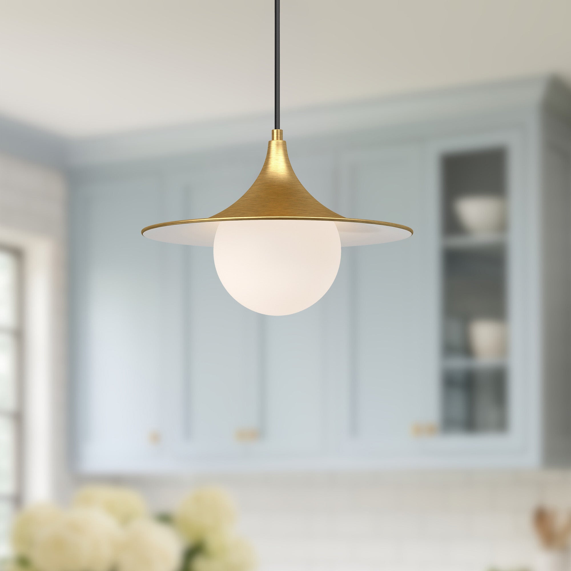 Fuji 12-in Steel Pendant