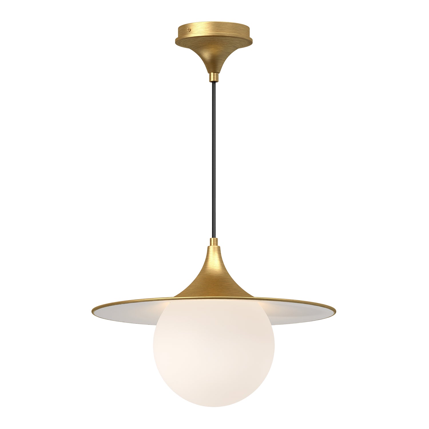 Fuji 16-in Steel Pendant