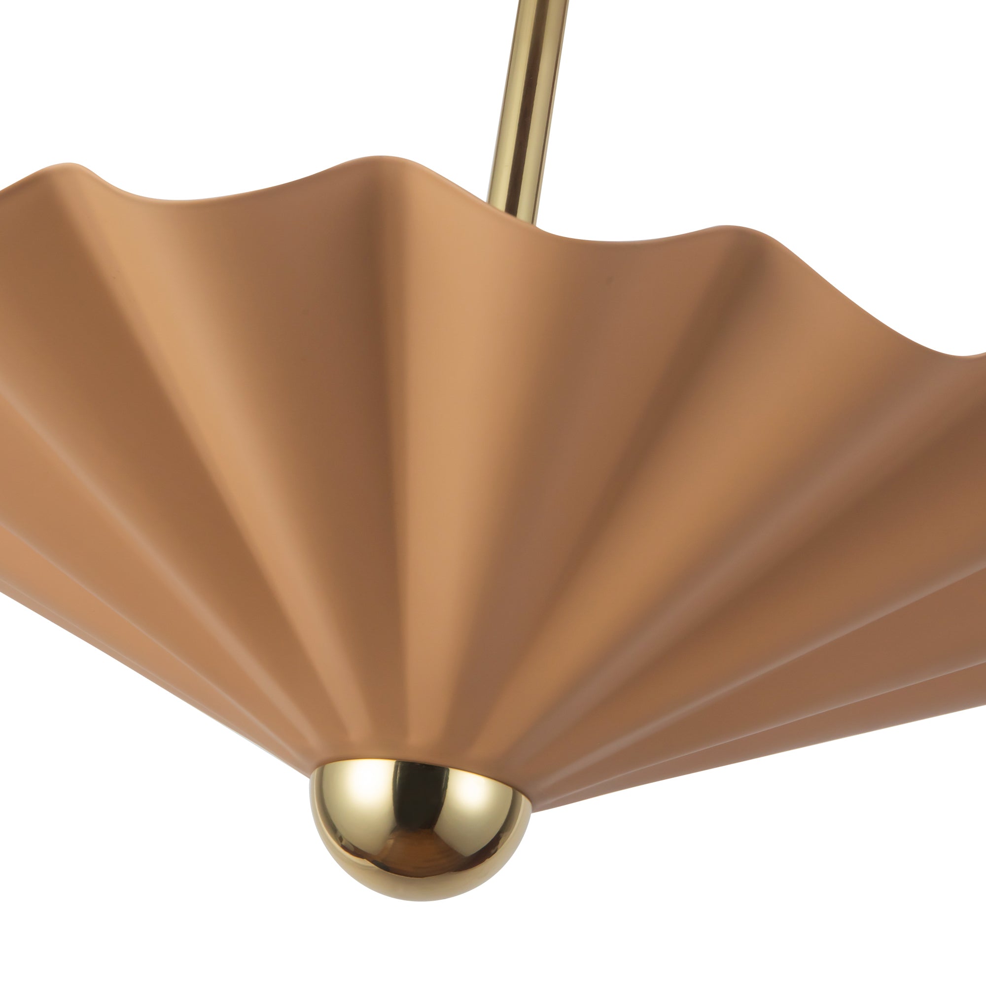 Furrow 16-in Steel Pendant