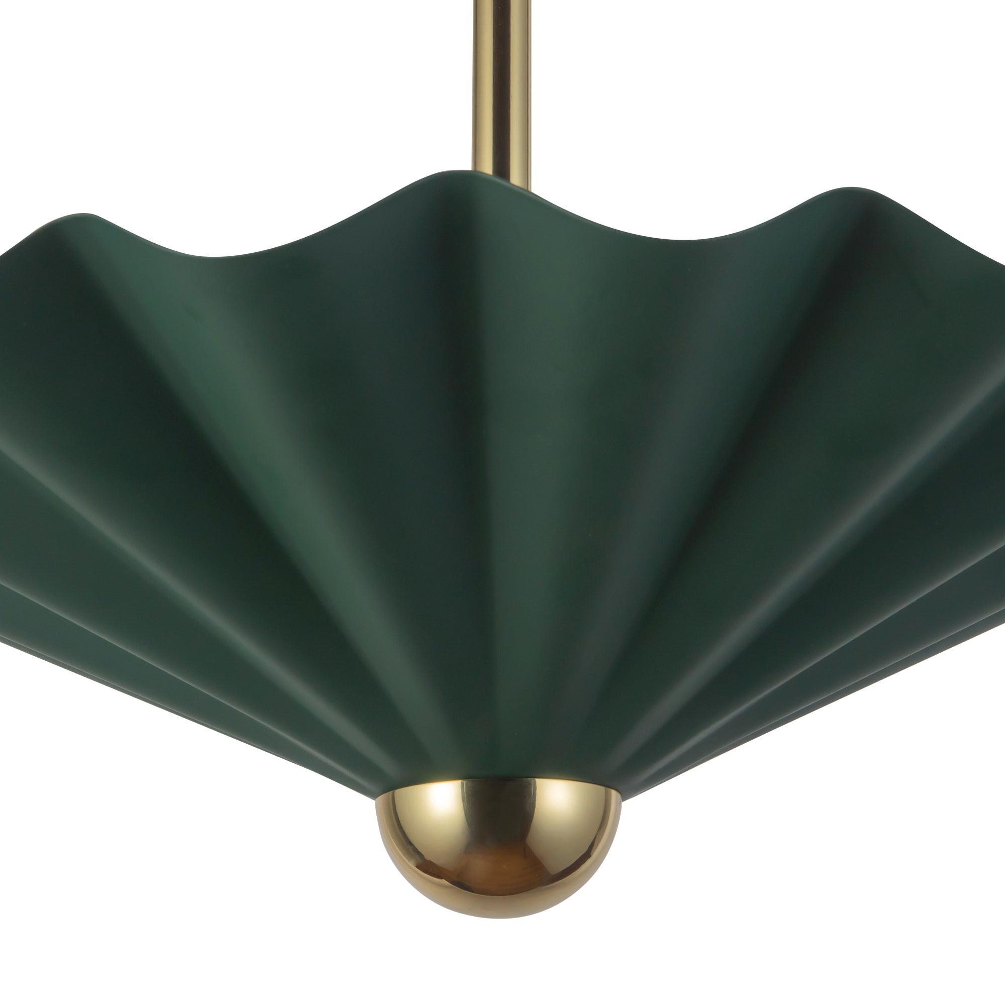 Furrow 16-in Steel Pendant