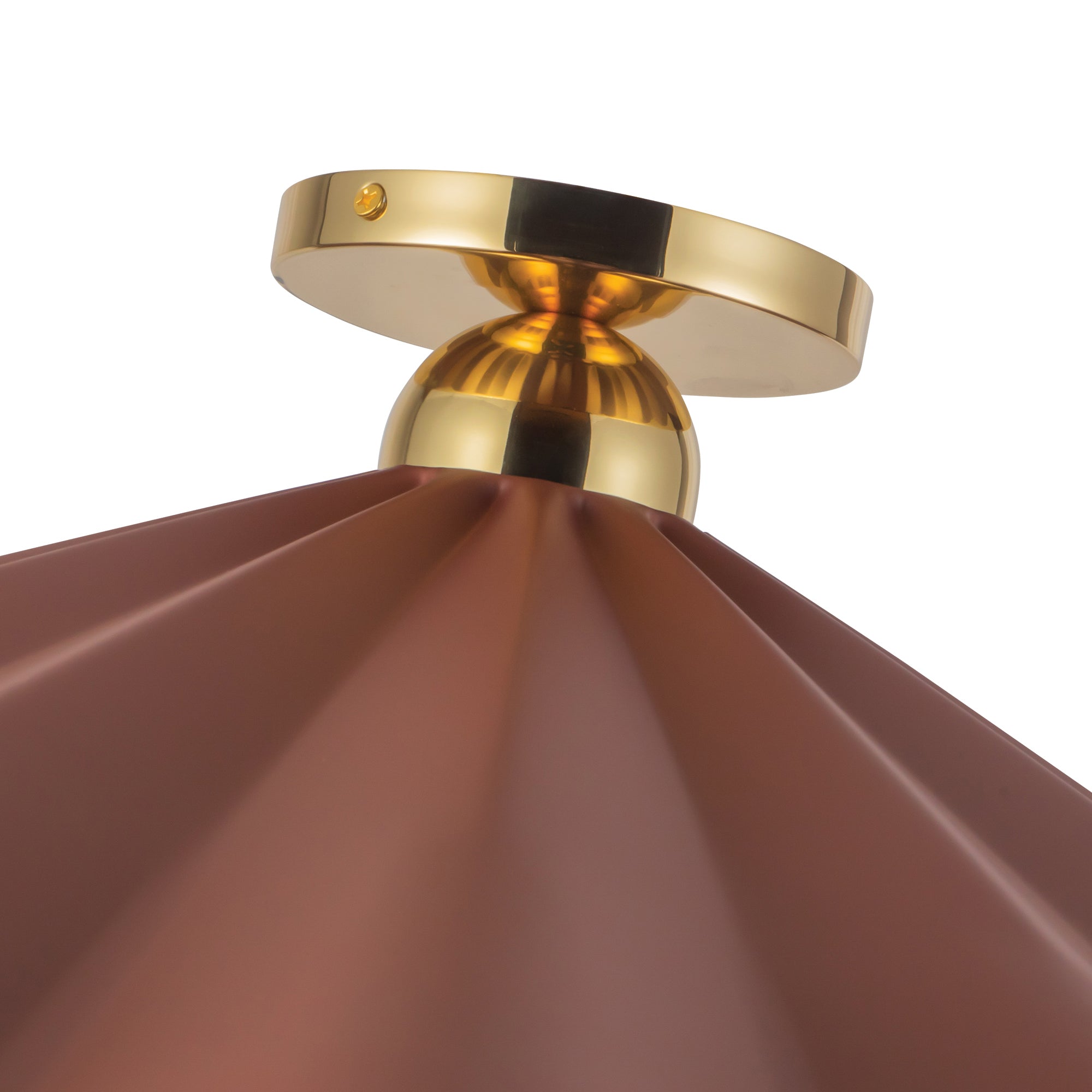 Furrow 25-in Steel Semi-Flush Mount