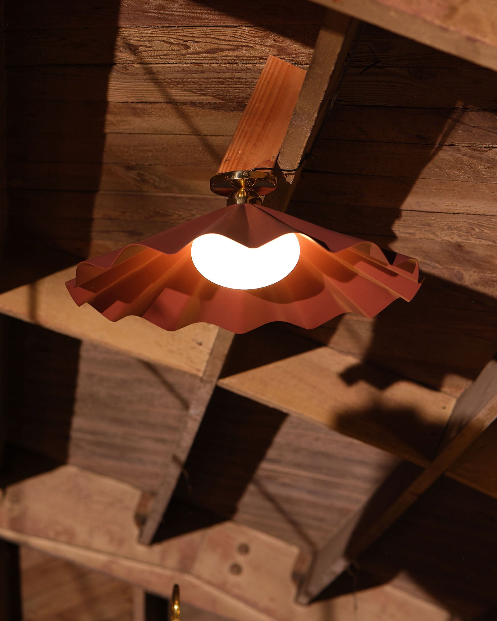 Furrow 25-in Steel Semi-Flush Mount
