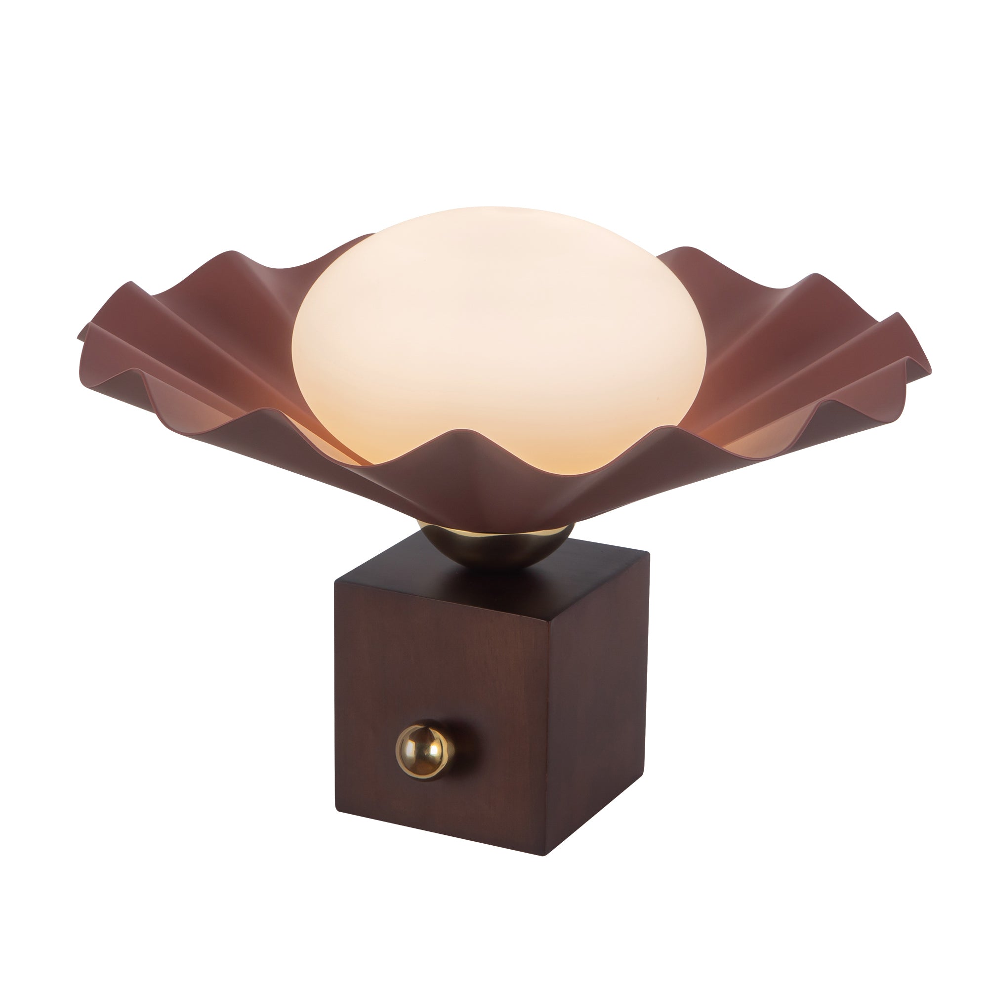 Furrow 9-in Steel Table Lamp