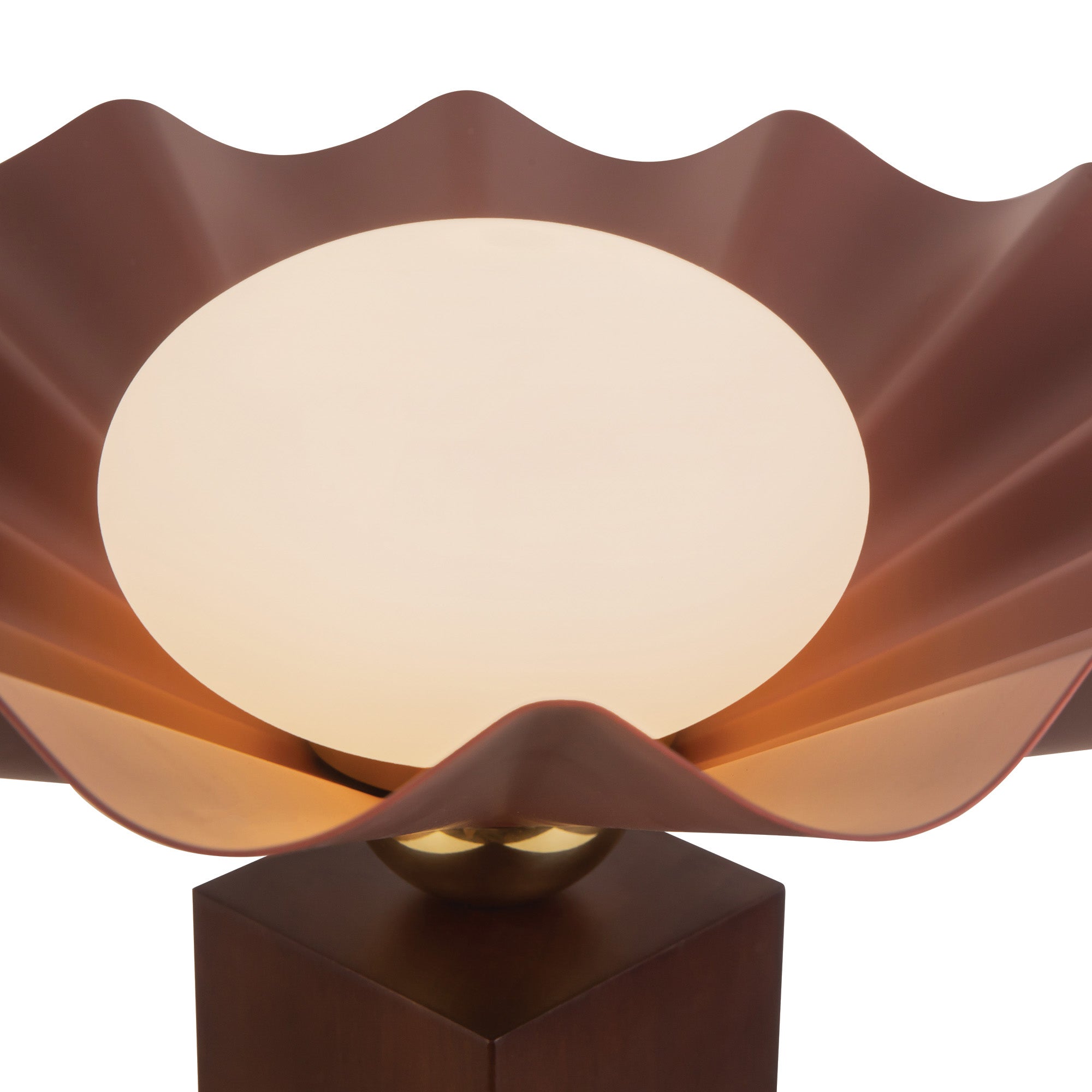 Furrow 14-in Steel Table Lamp