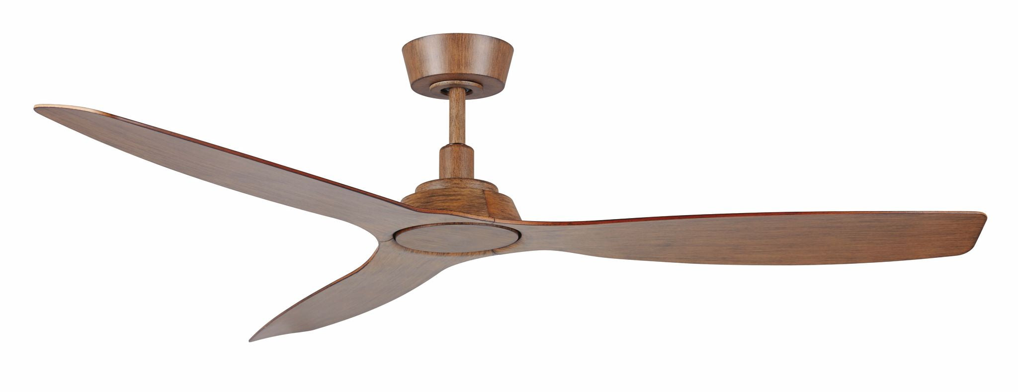 52 Inch Indoor Outdoor DC Fan in Dark Koa with Remote