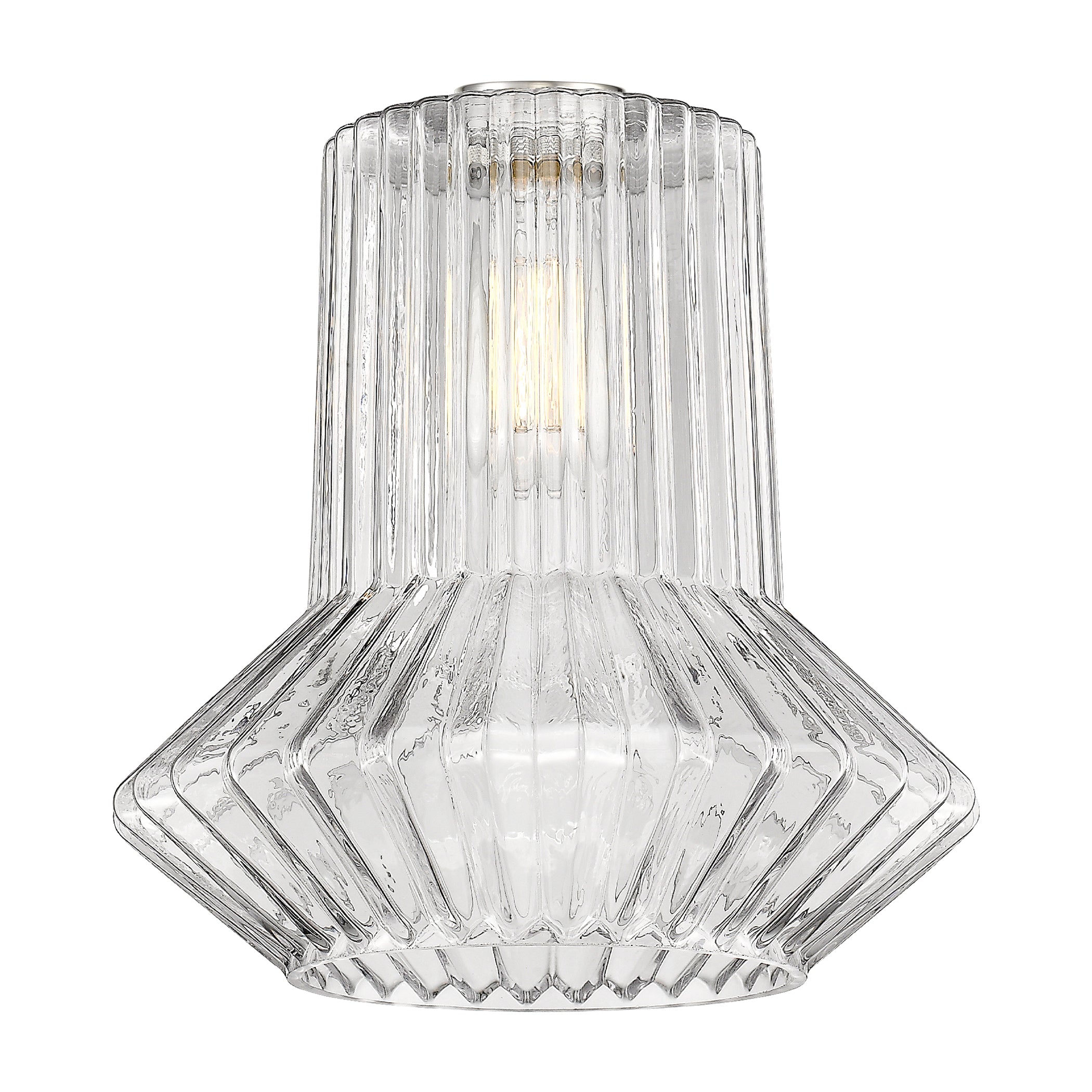 Ballston Glass Art Nouveau Crystal Finish