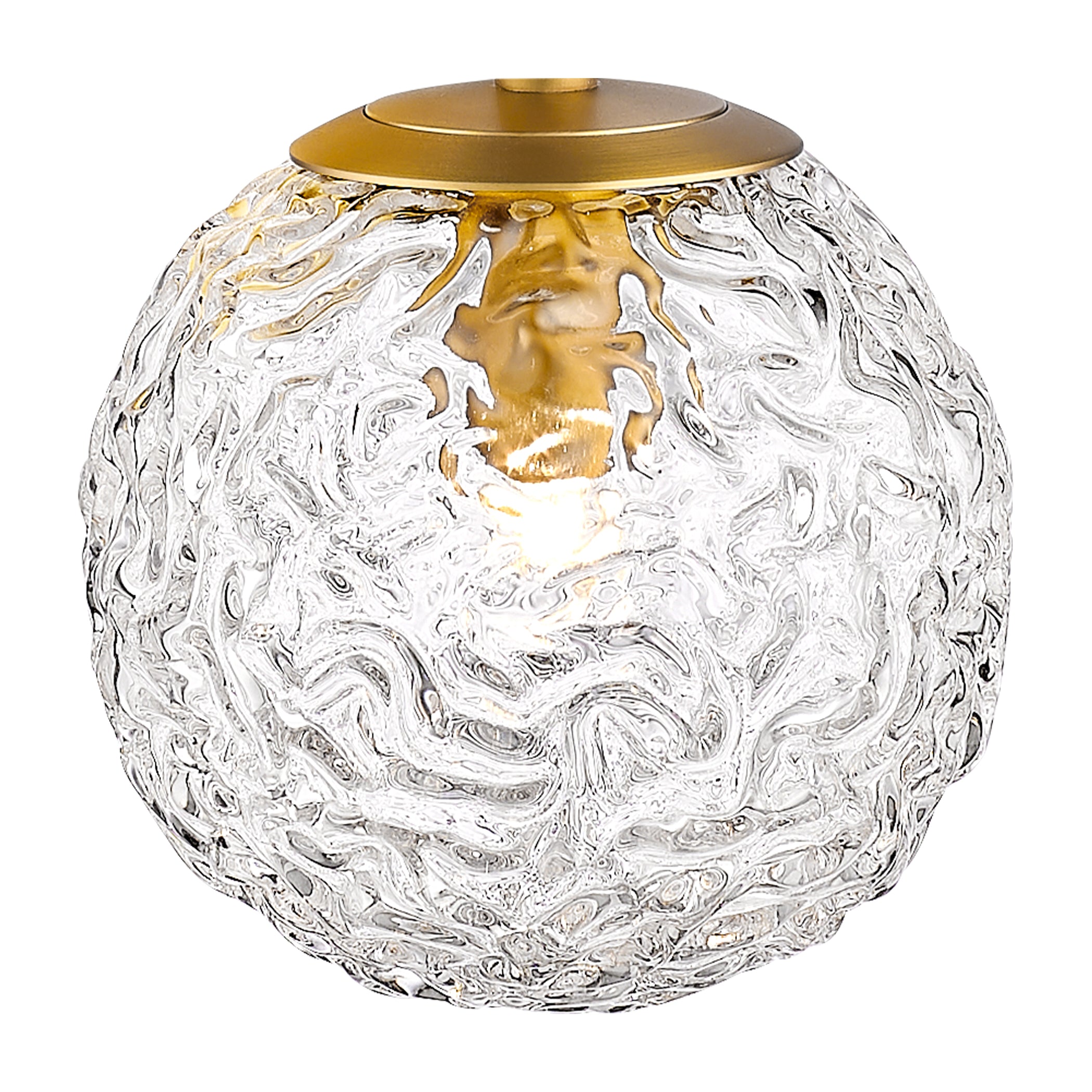 Barrington Glass Brushed Brass Finish Accessories