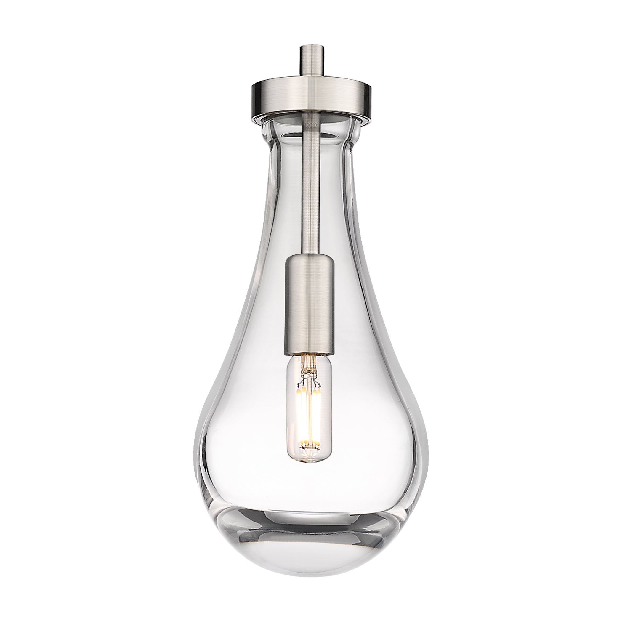 Downtown Urban Glass Pendant Teardrop