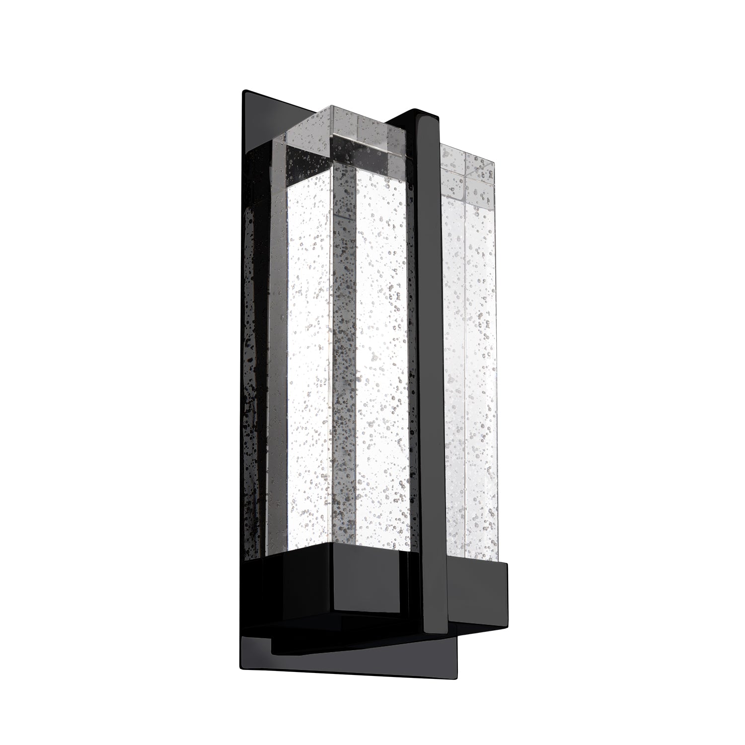 Gable 12-in Steel Crystal Wall Sconce