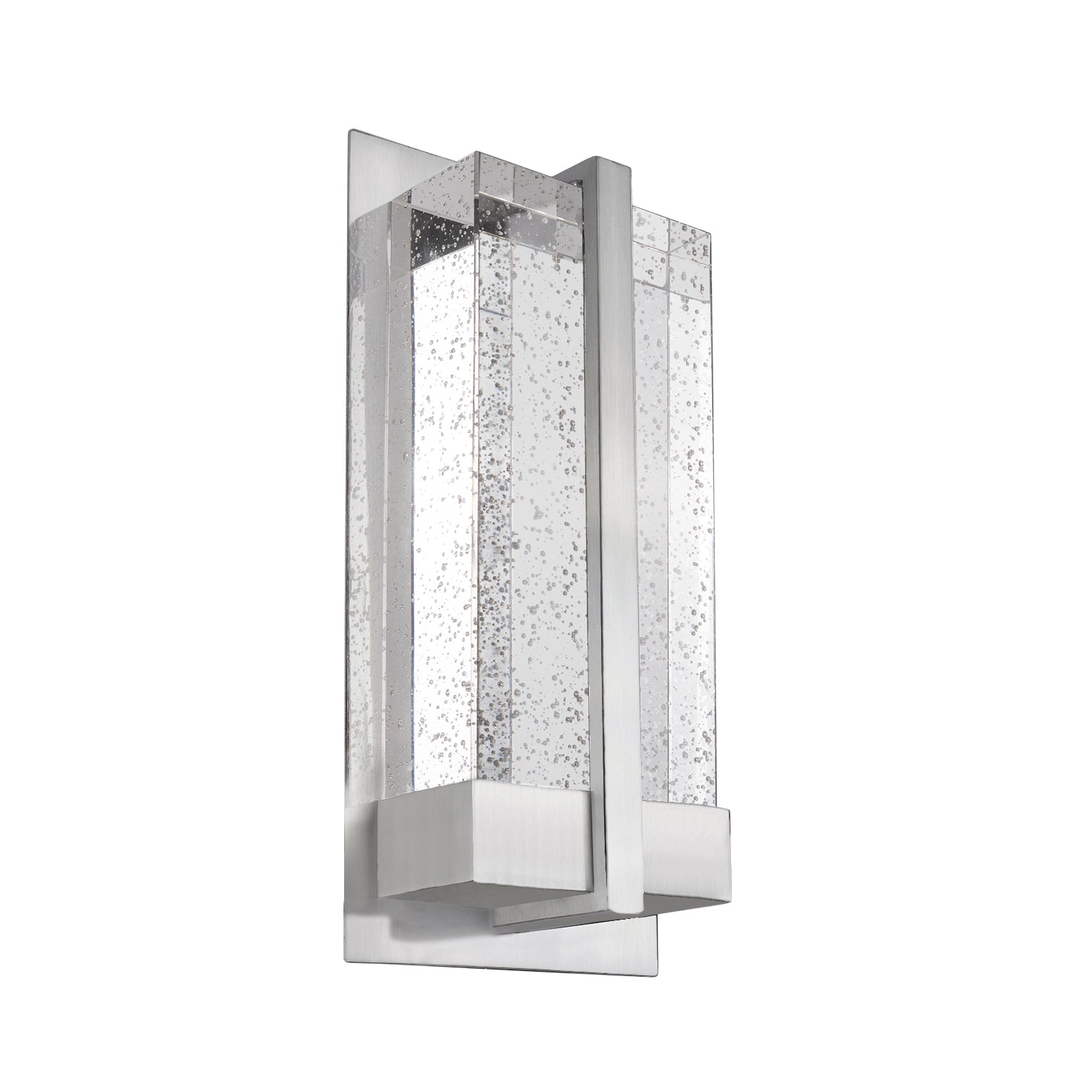 Gable 12-in Steel Crystal Wall Sconce