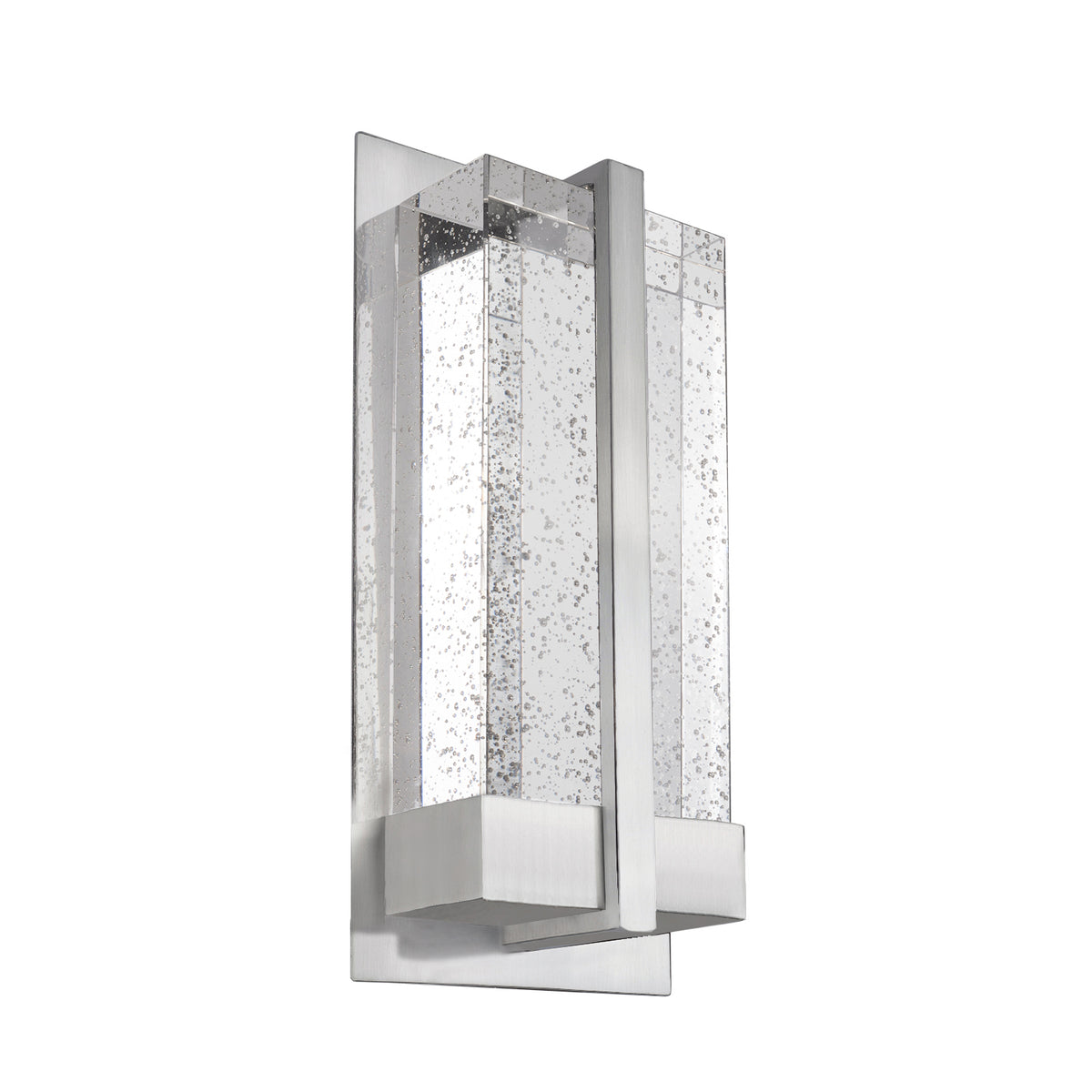 Gable 12-in Steel Crystal Wall Sconce