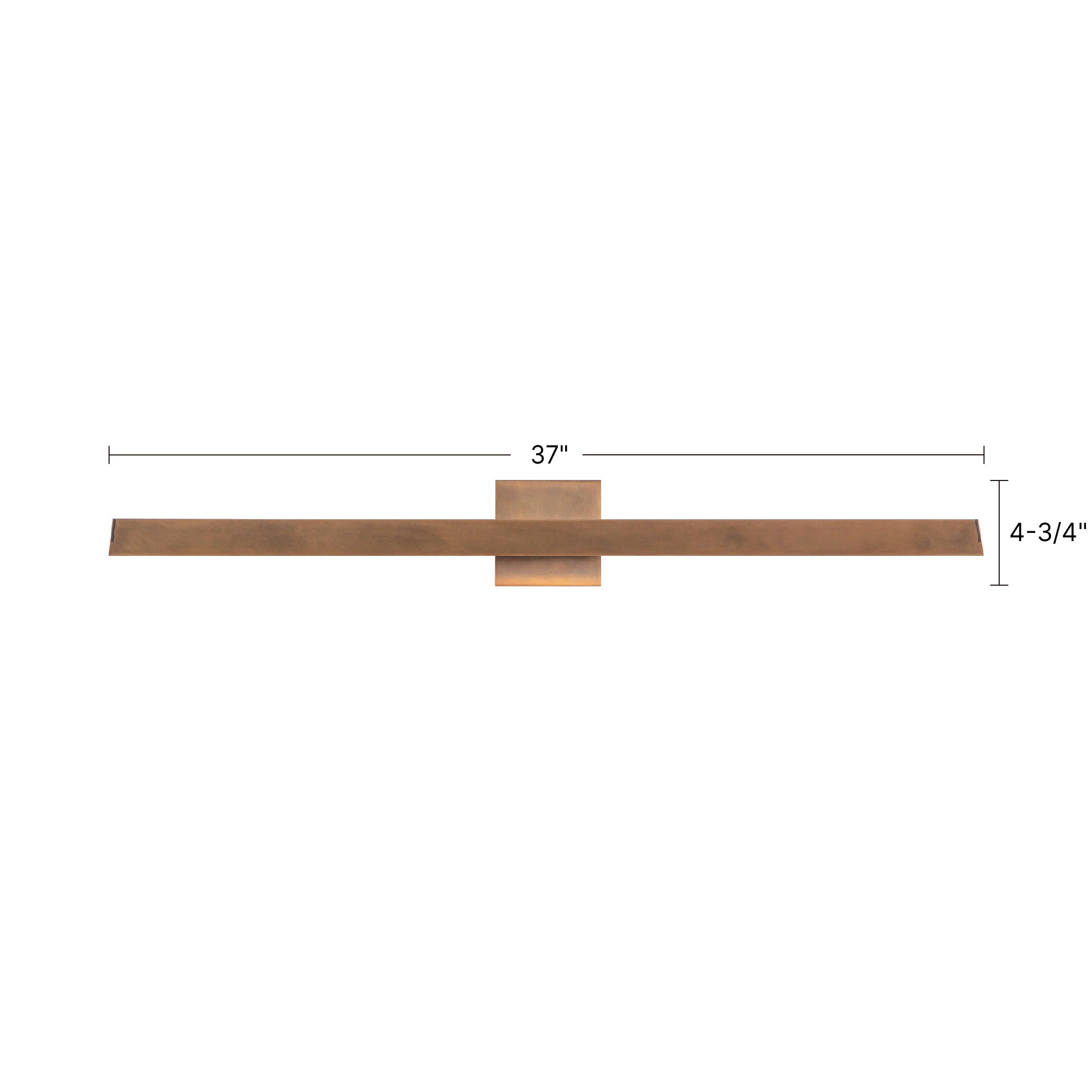 Galleria 37-in Aluminum Wall Sconce