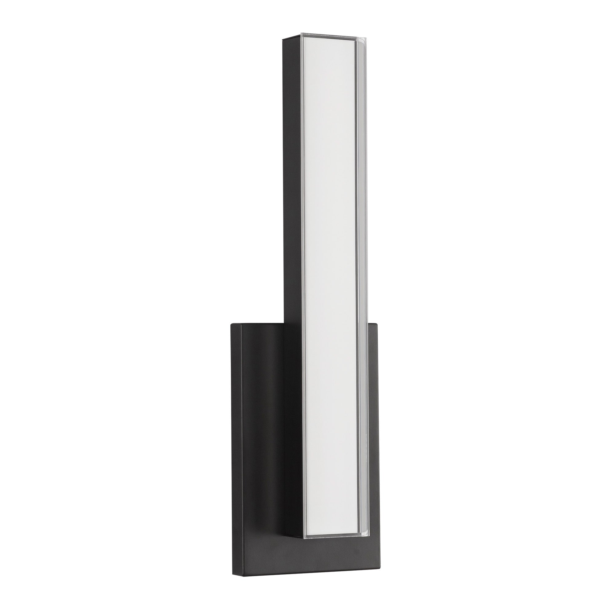 Garland 15-in Aluminum Steel Acrylic Wall Sconce
