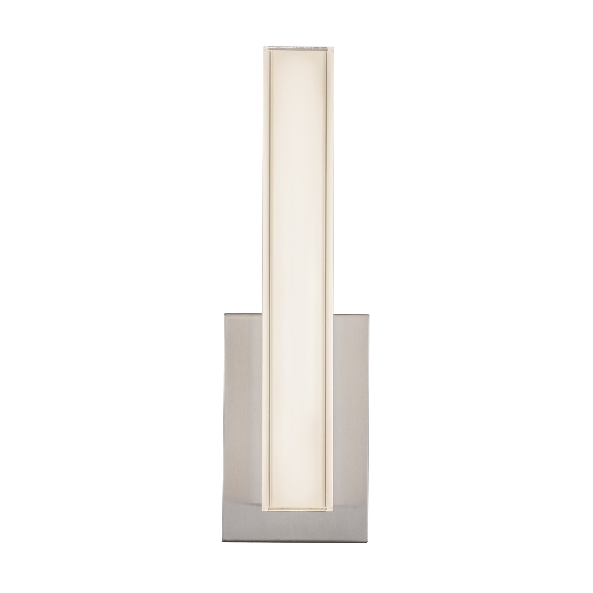 Garland 15-in Aluminum Steel Acrylic Wall Sconce