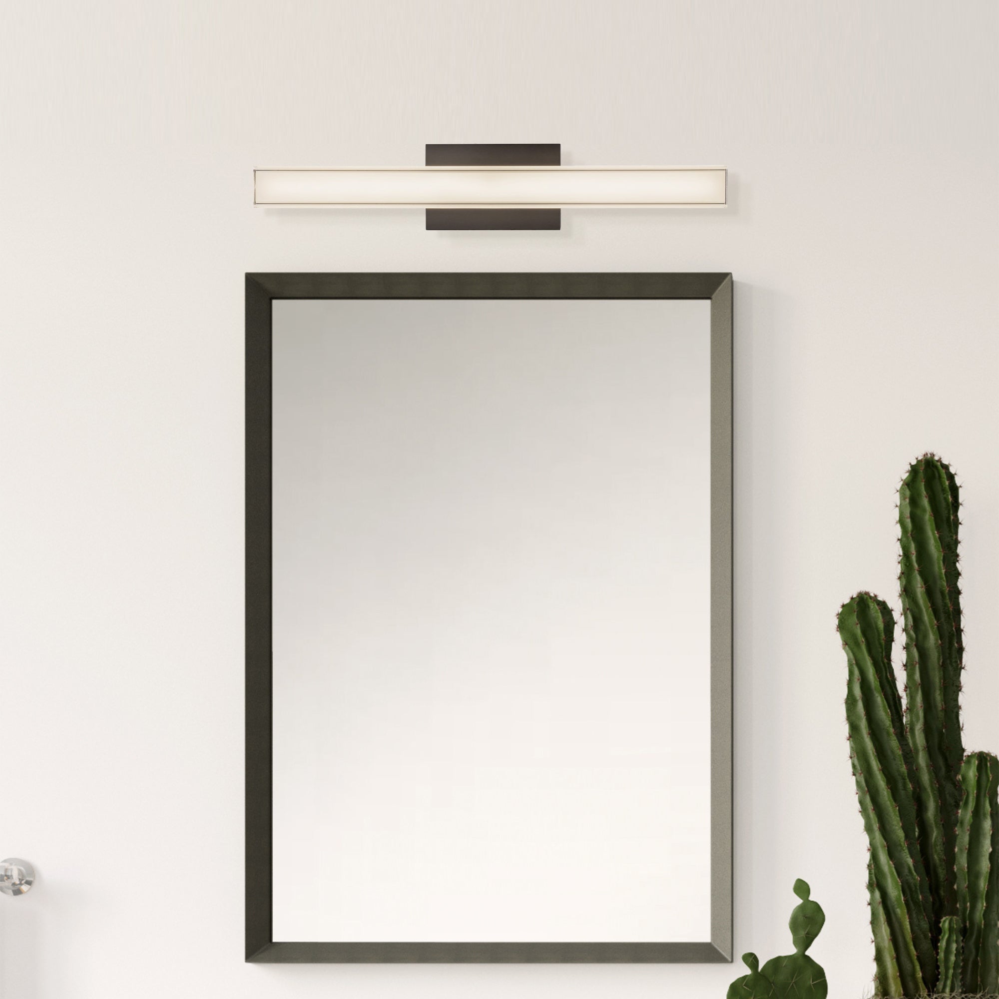Garland 24-in Aluminum Steel Acrylic Wall Sconce