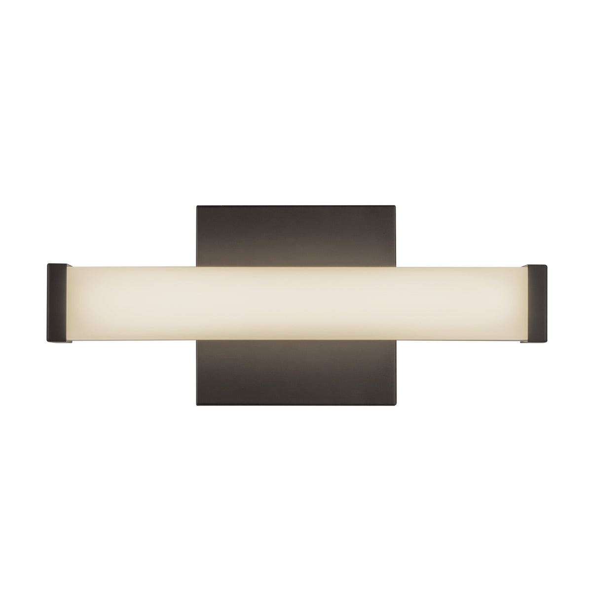 Geri 12-in Aluminum Steel Acrylic Wall Sconce