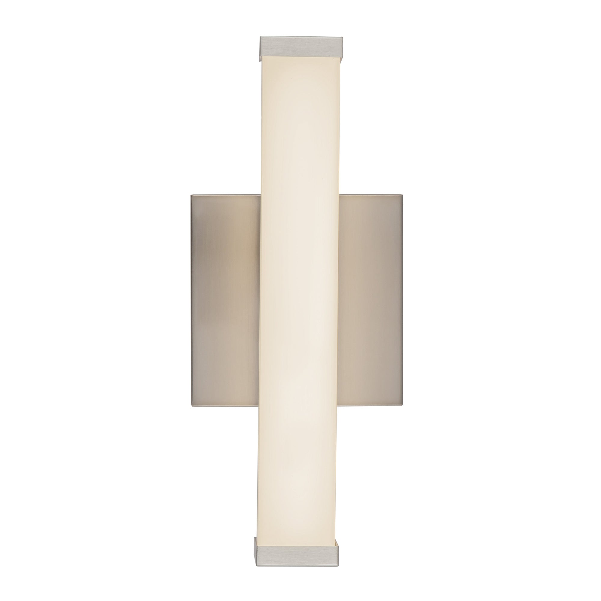 Geri 12-in Aluminum Steel Acrylic Wall Sconce