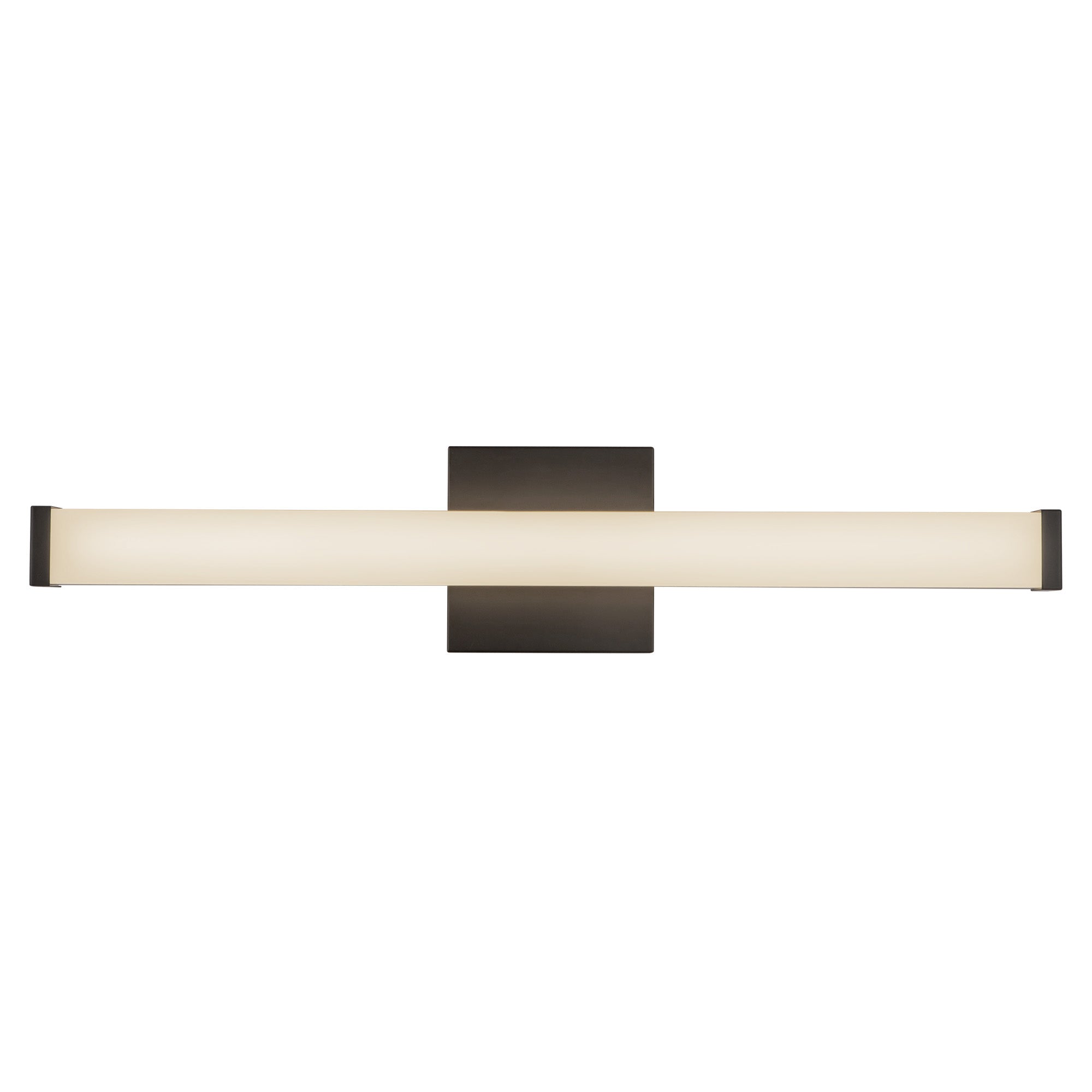 Geri 24-in Aluminum Steel Acrylic Wall Sconce