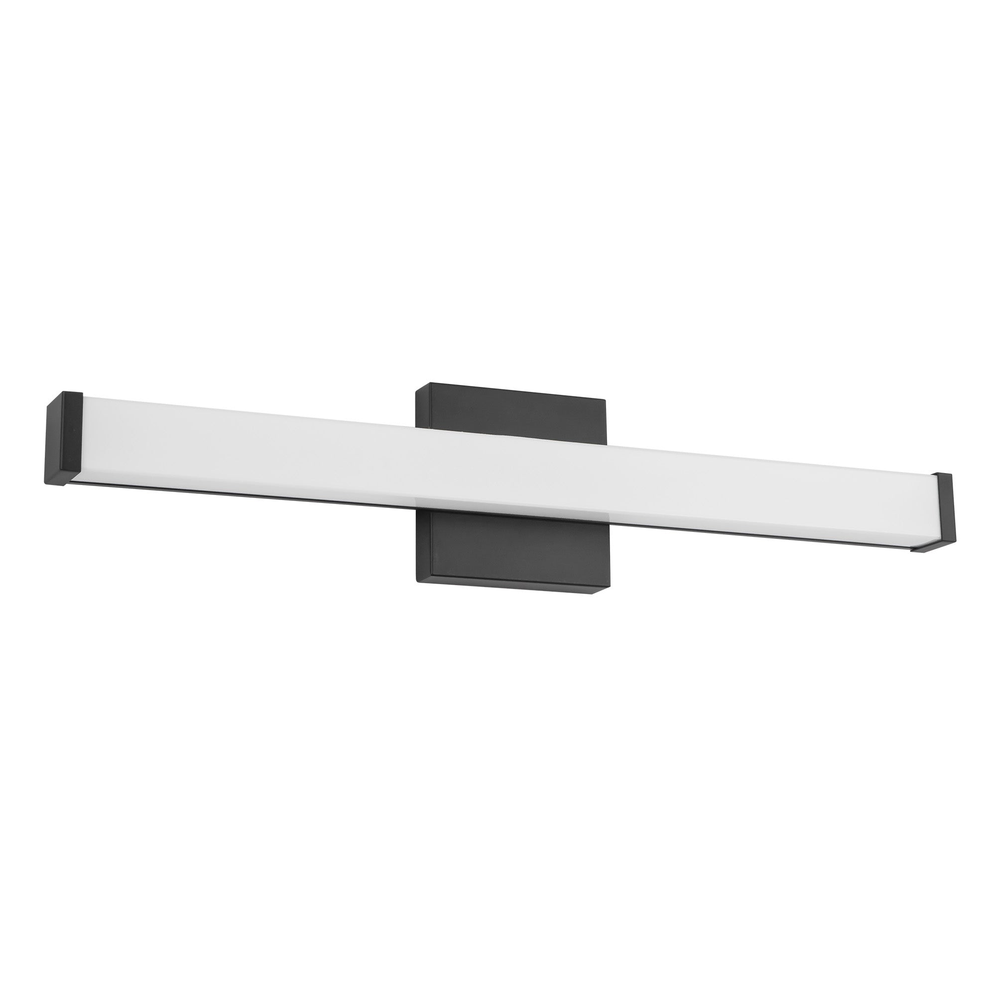 Geri 24-in Aluminum Steel Acrylic Wall Sconce