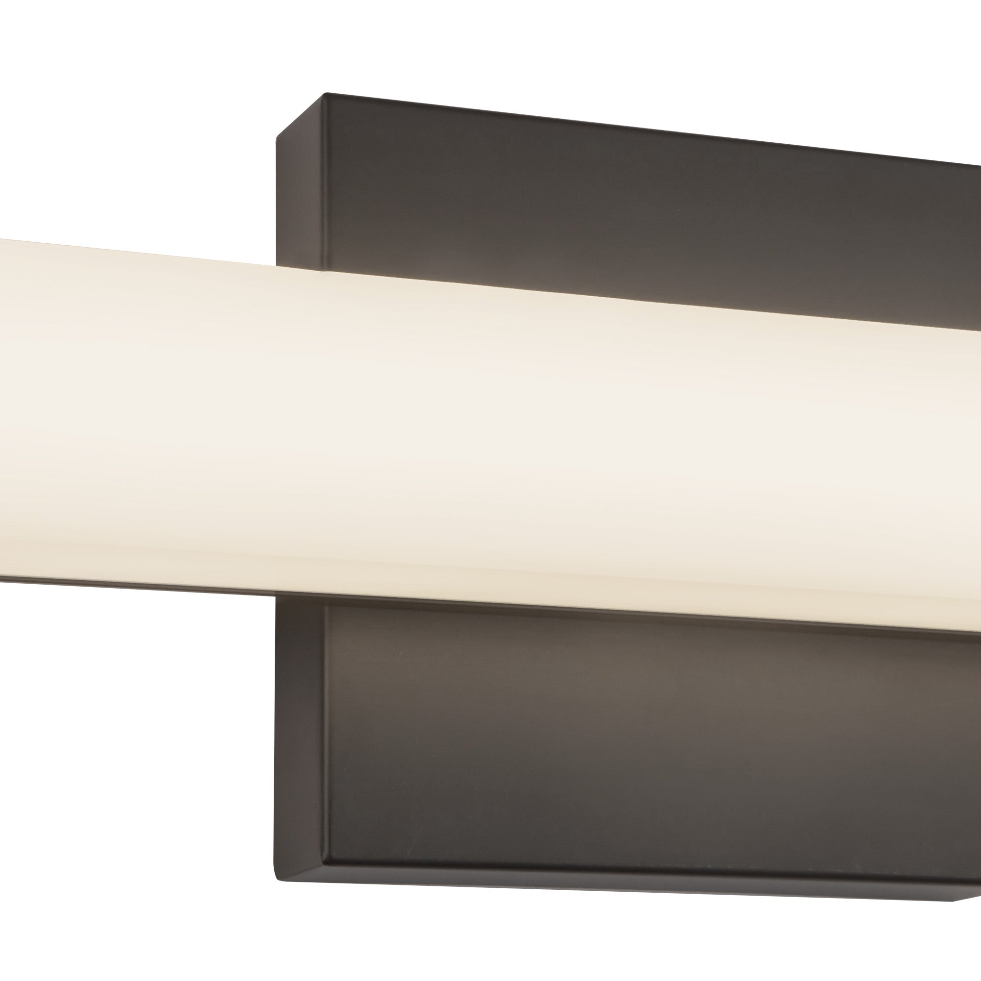 Geri 24-in Aluminum Steel Acrylic Wall Sconce