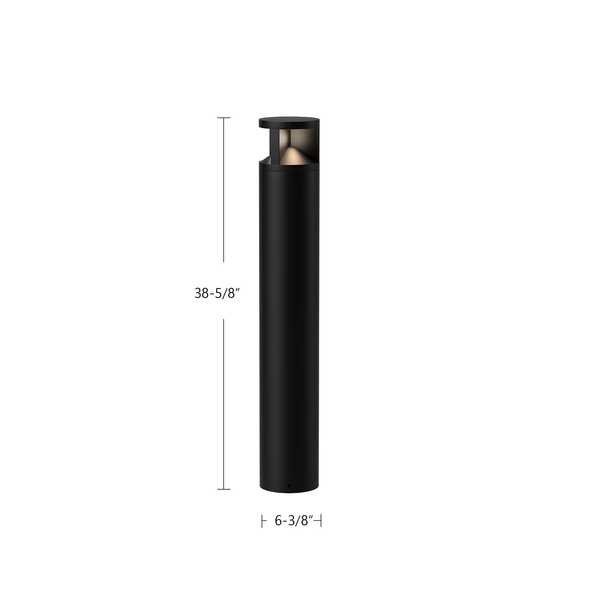 Glen 39-in Aluminum Exterior Bollard Light