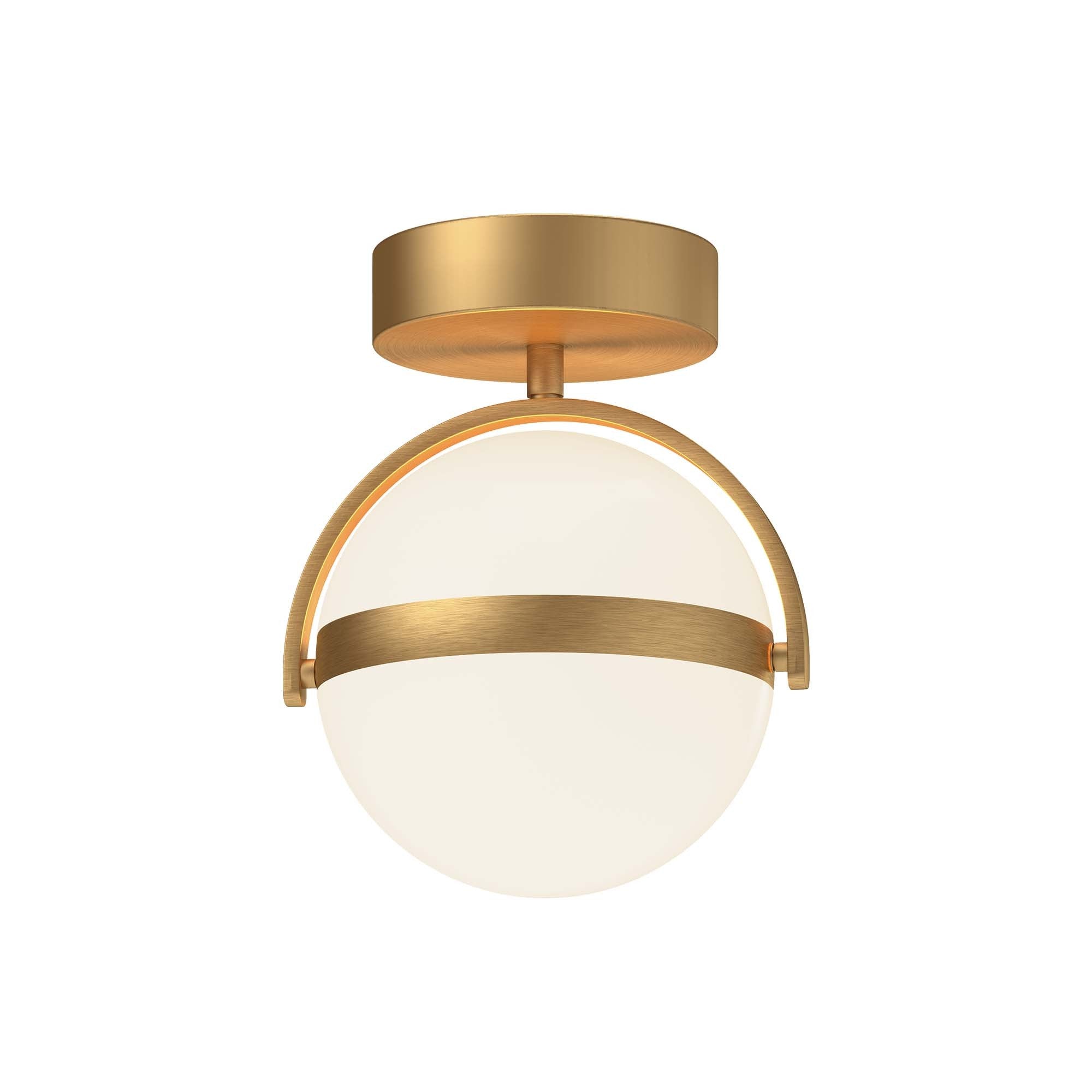Globo 7-in Steel Flush Mount