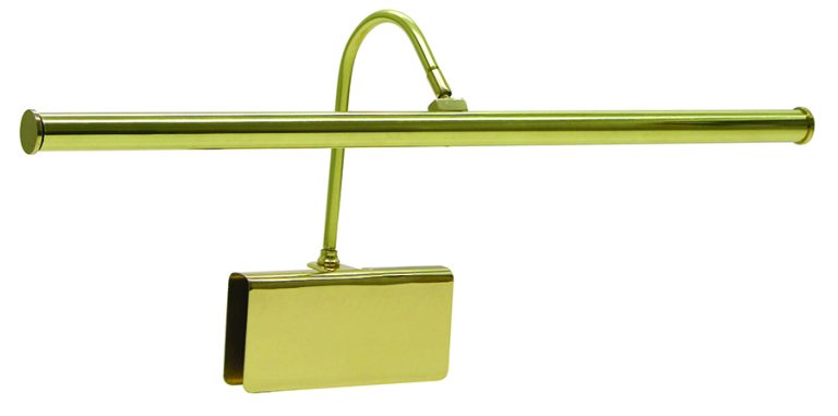 5-inch Grand Piano Polished Brass Desk Lamp