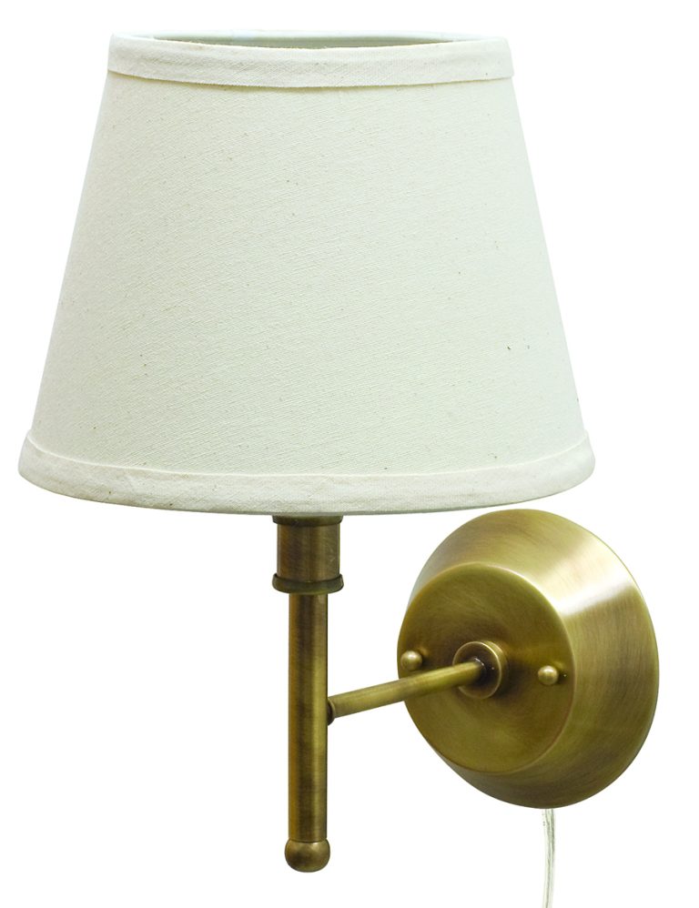 9-inch Greensboro Antique Brass Wall Sconce