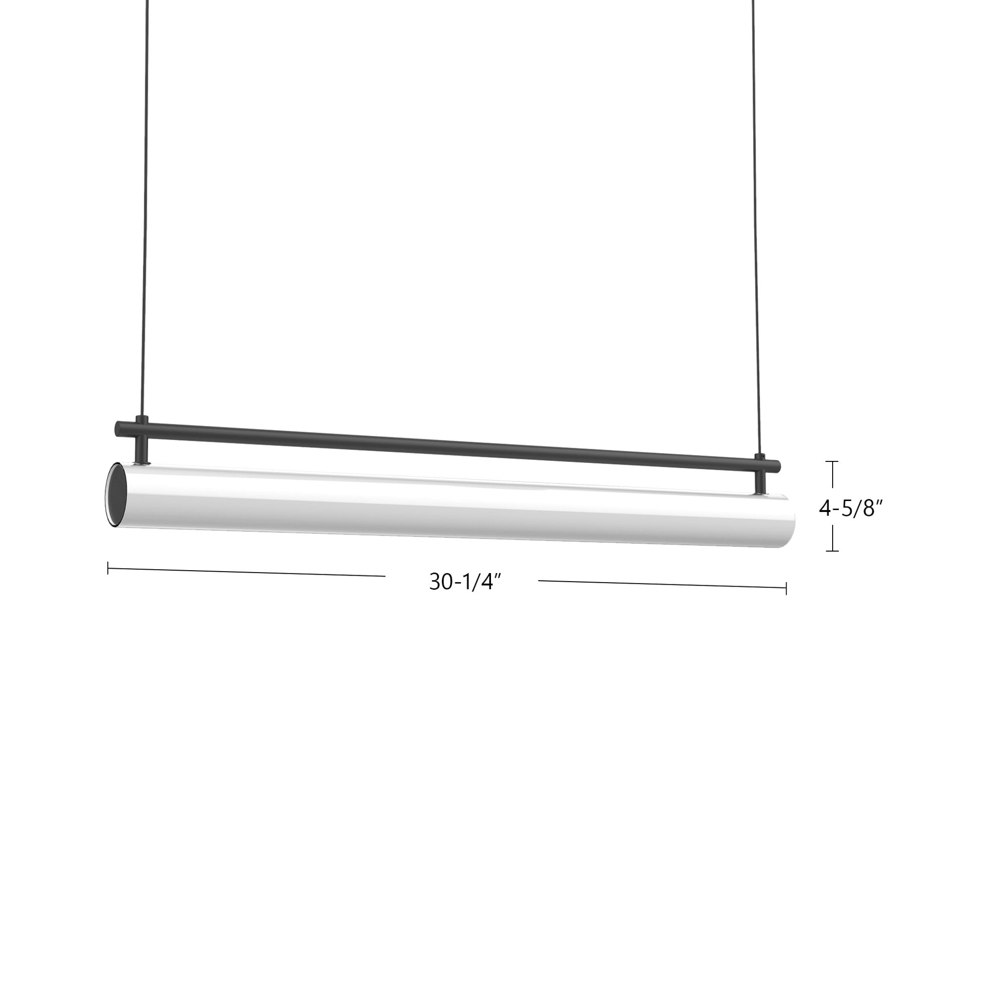 Gramercy 30-in Aluminum Linear Pendant