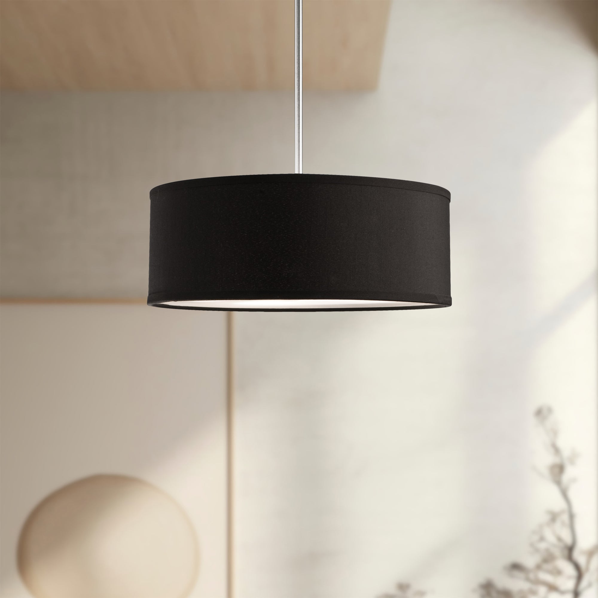 Gregory 15-in Steel Pendant
