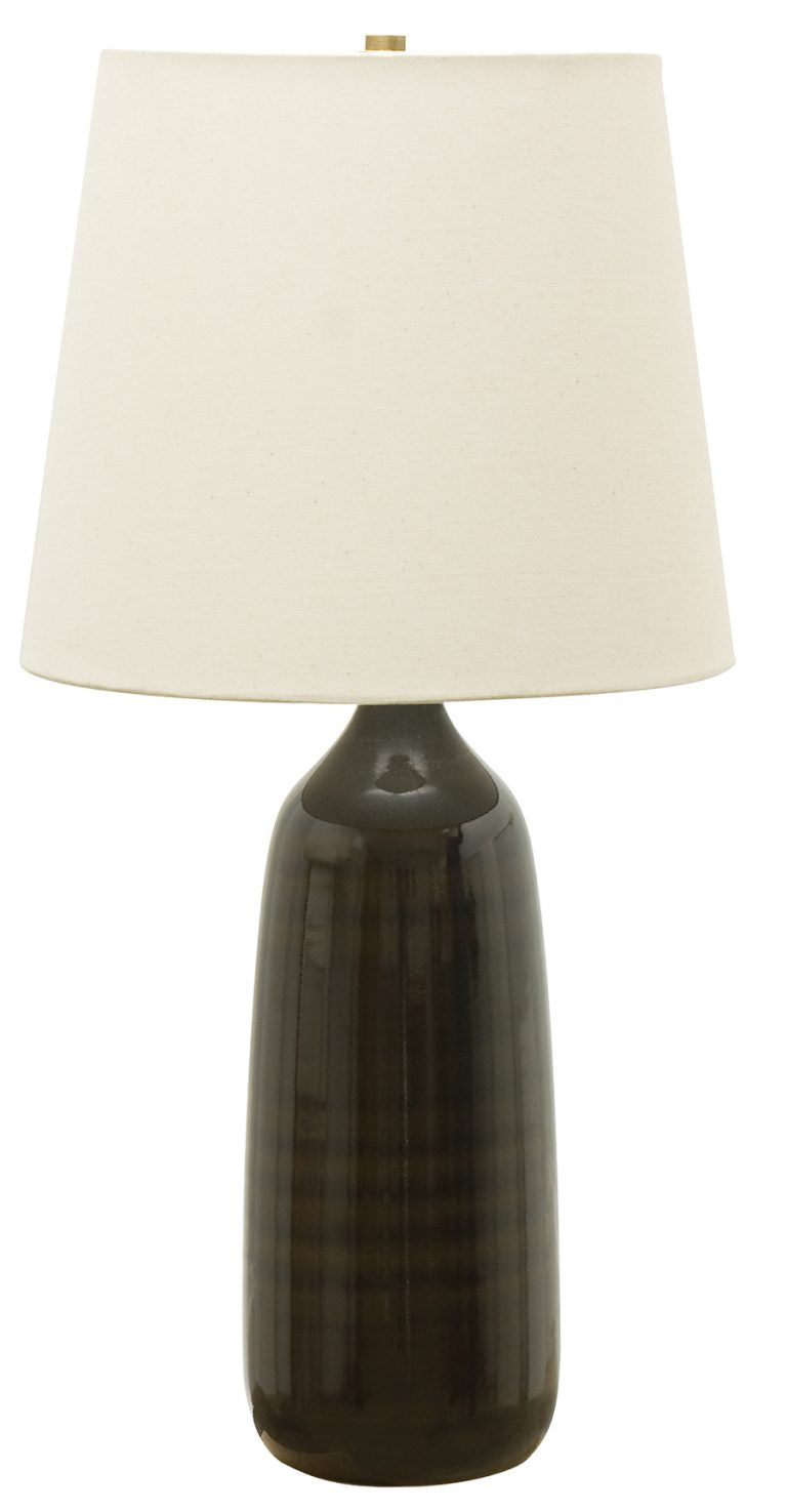 31-inch Scatchard Brown Gloss Table Lamp