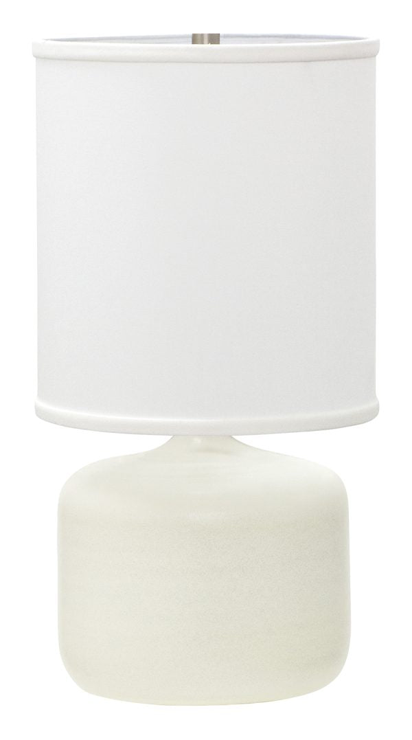 19.5-inch Scatchard Matte White Table Lamp