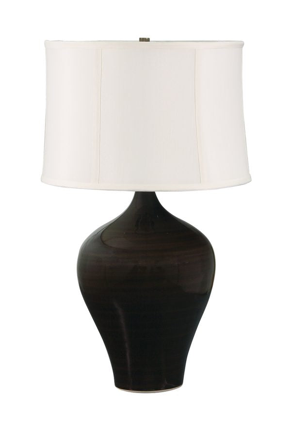 25-inch Scatchard Brown Gloss LED Table Lamp