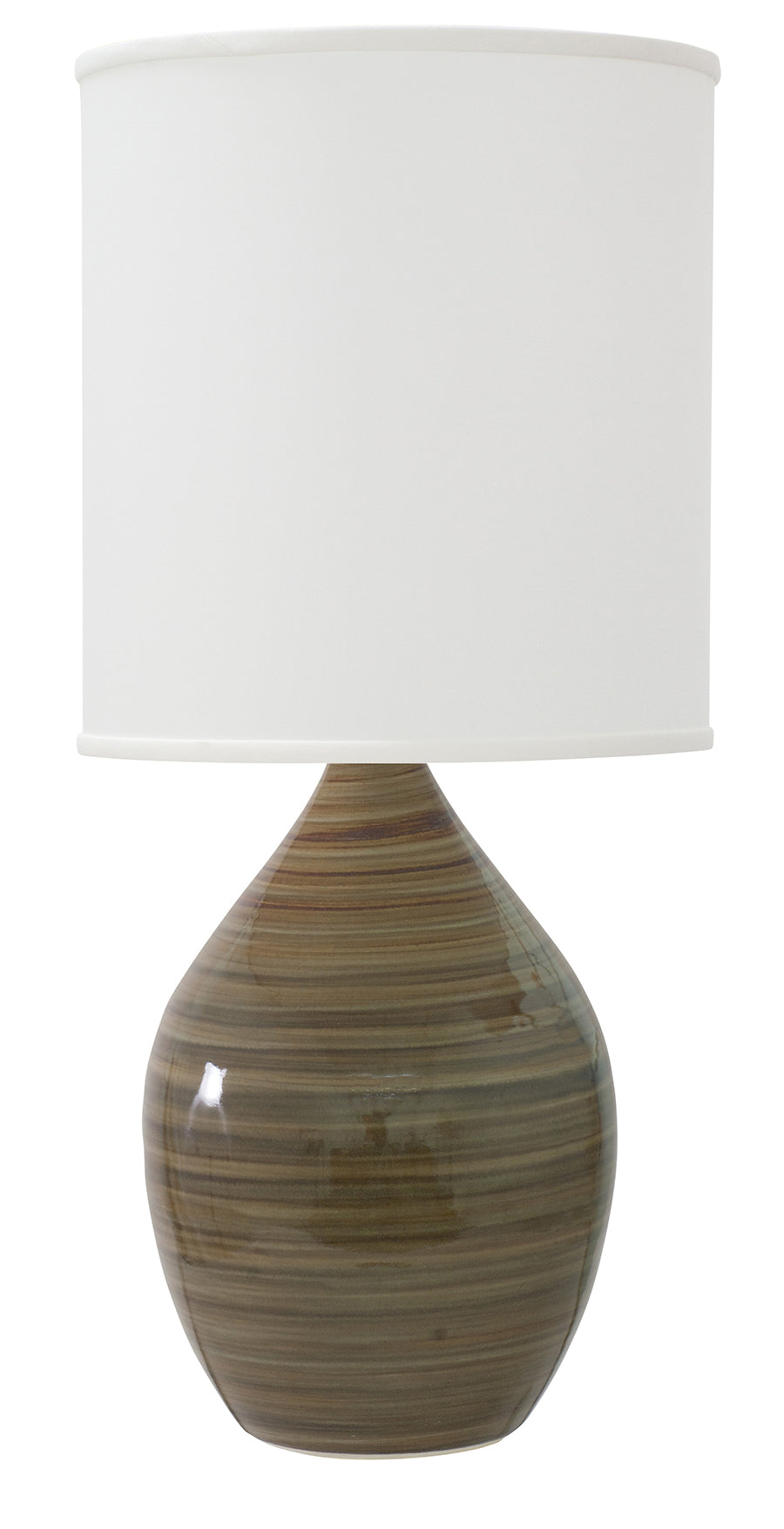 20.5-inch Scatchard Tiger Eye Table Lamp