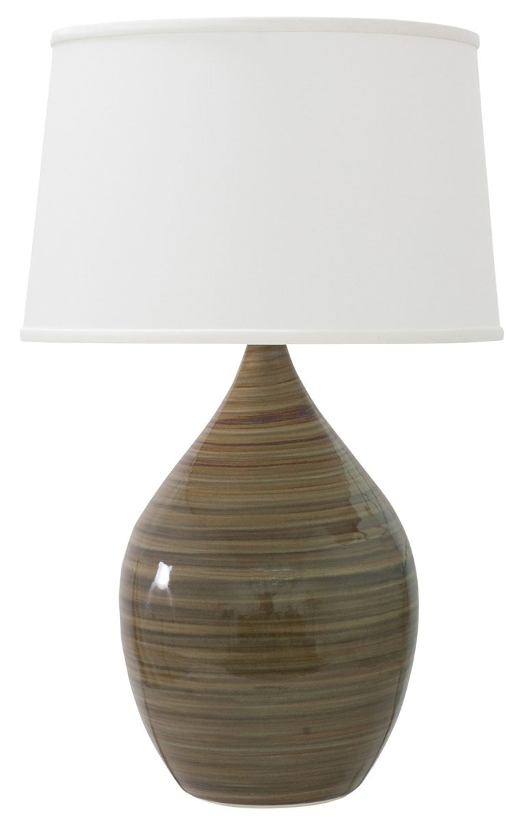18.5-inch Scatchard Tiger Eye Table Lamp